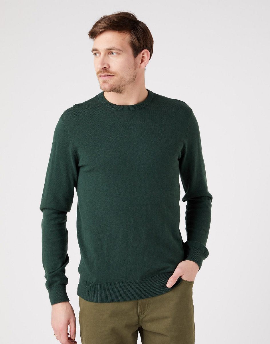 Jersey Wrangler para hombre manga larga tejido cuello redondo sicamo - Imagen 20 de 24