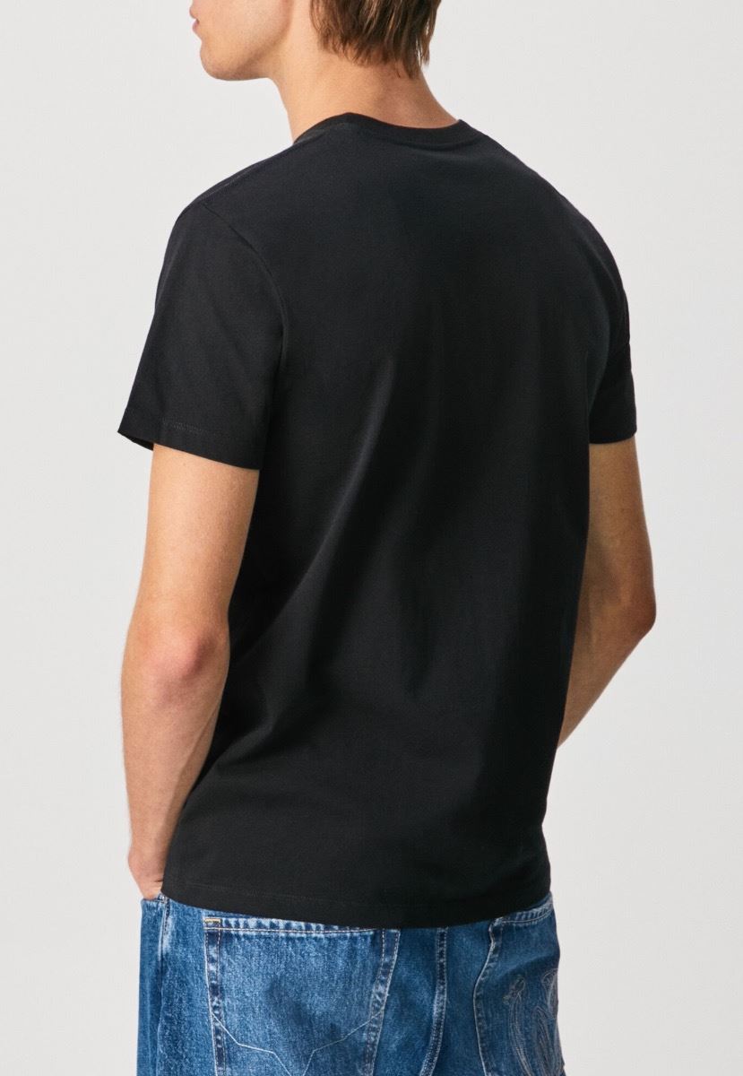 Camiseta Pepe Jeans Eggo N Retro Logo Negra - Imagen 6 de 18
