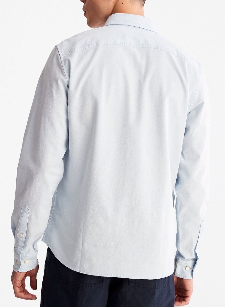 Timberland Core Oxford Long Sleeve Shirt Skyway - Picture 10 of 24