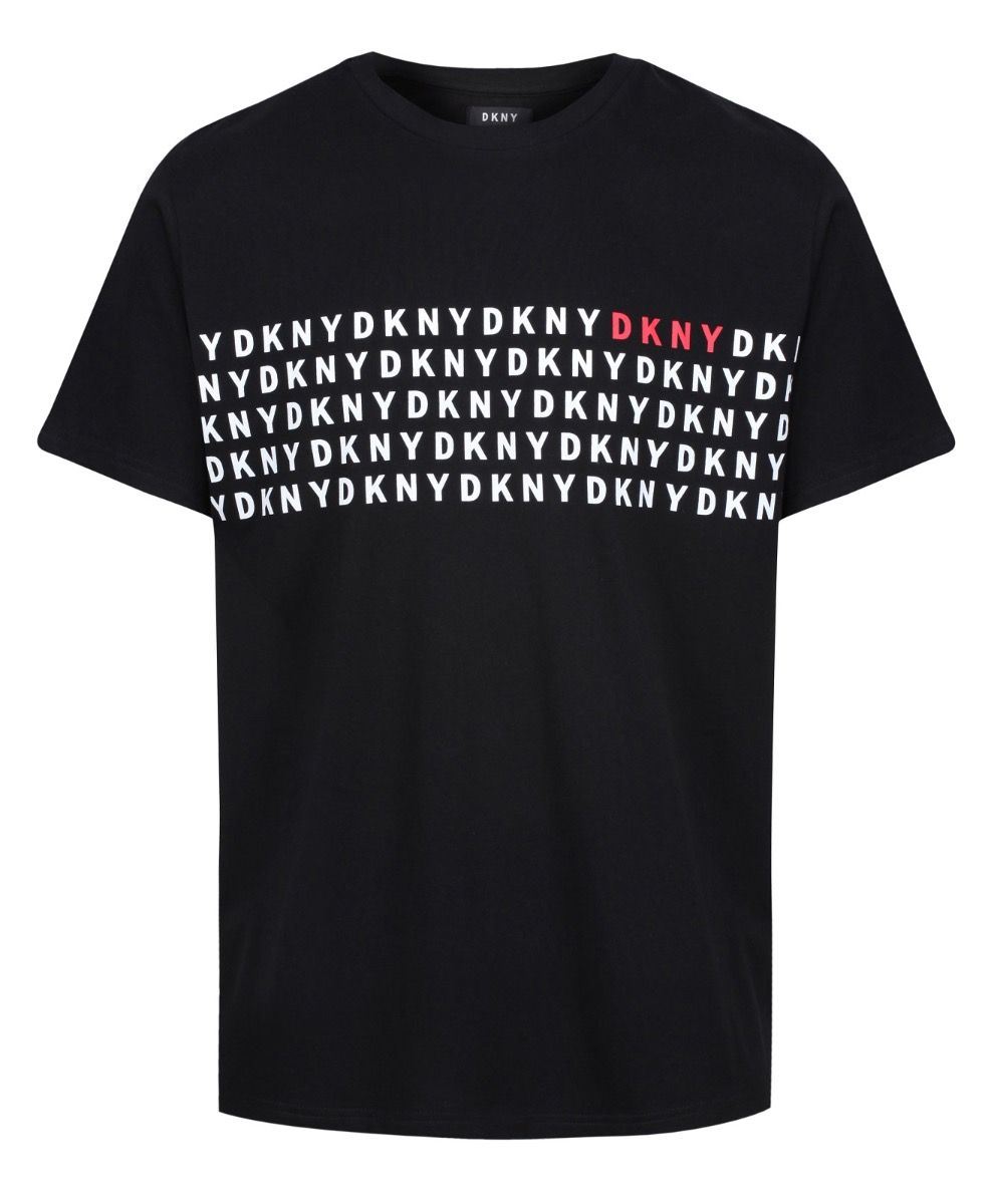 Camiseta negra DKNY para hombre ACERS cuello redondo - Imagen 9 de 12