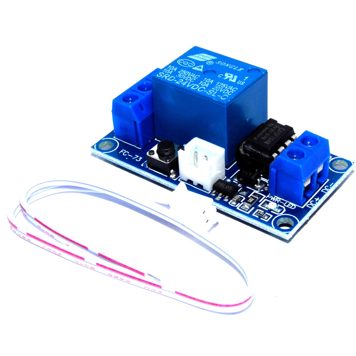 1 CHANNEL LATCHING Relay Module 5 12 24V 10A 250VAC 30VDC Flux