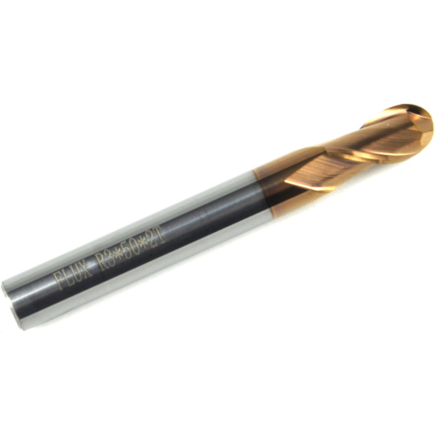 Ball Nose End Mill CNC Machining Carbide Carving HRC 45 55 65 Flux Workshop - Picture 15 of 16