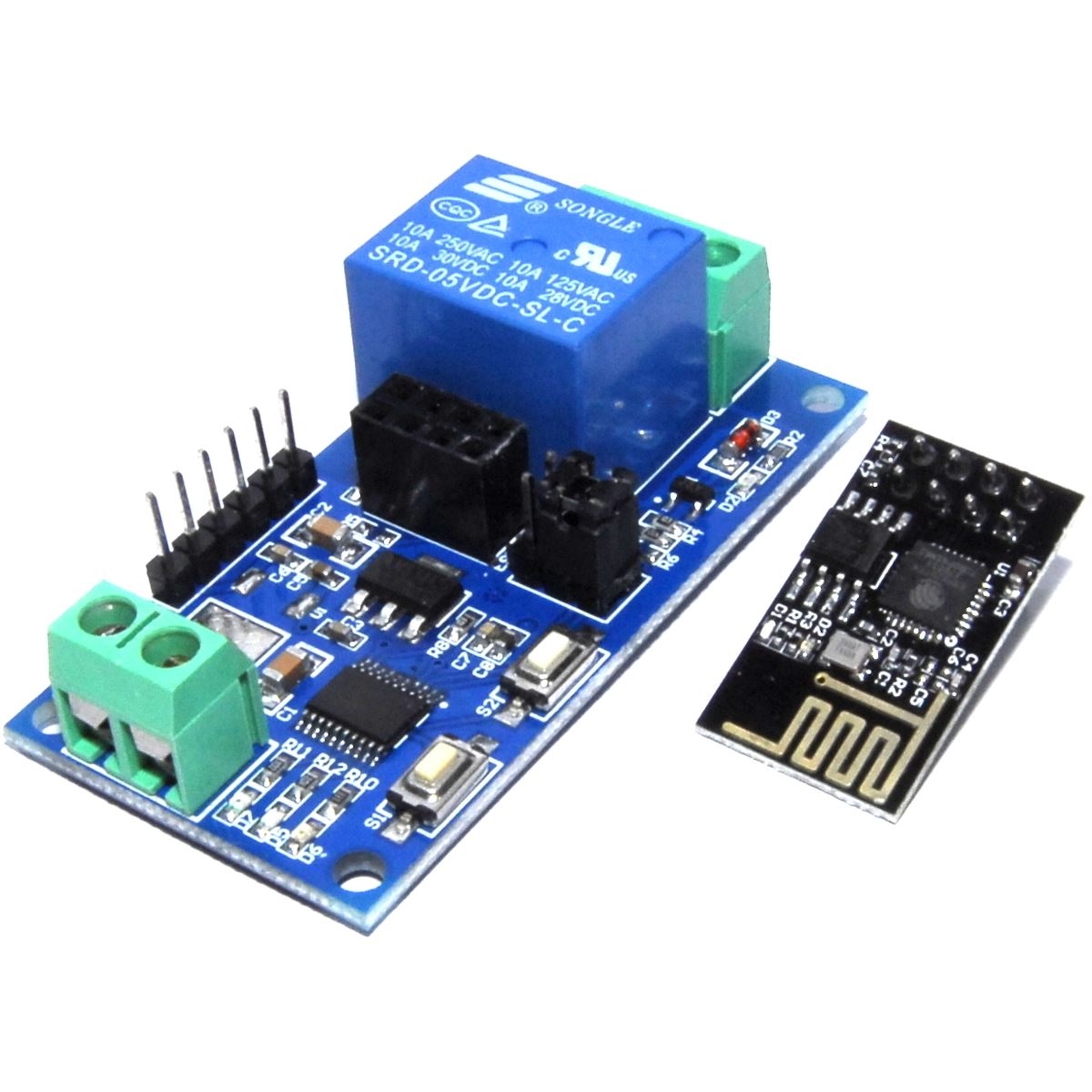 LC Technology 1/2/4 Kanal WLAN Relaismodul ESP8266 5/12V IOT UART Flux Workshop - Bild 8 von 17