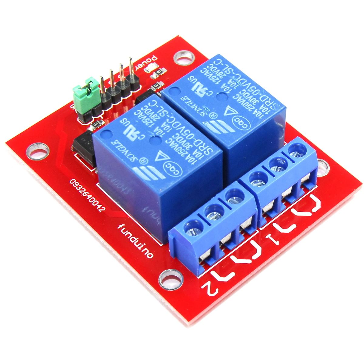 Keyes Relay Module 2 4 8 Channel 5 24V 250V AC 30V DC Funduino Flux Workshop - Picture 16 of 29