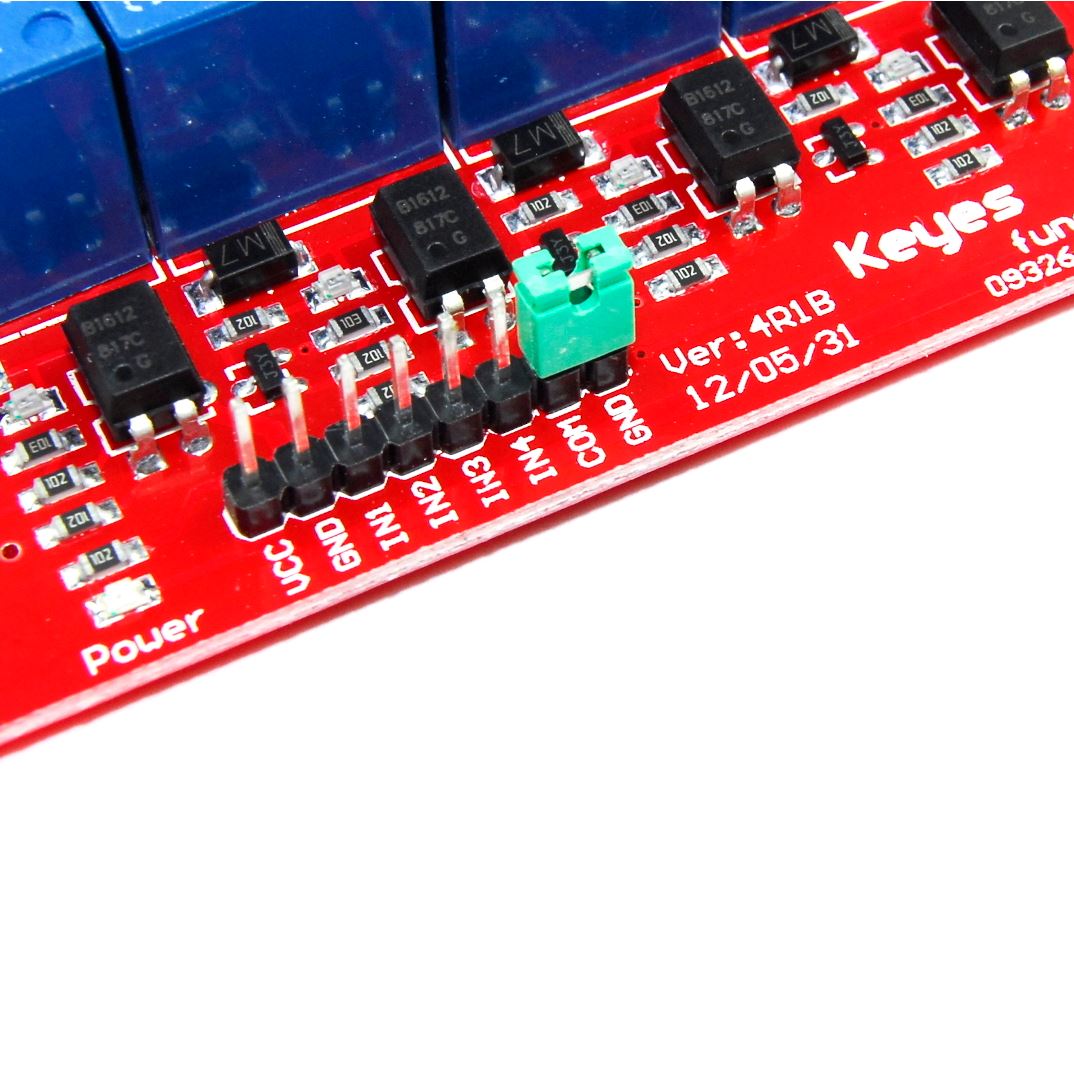 Keyes Relay Module 2 4 8 Channel 5 24V 250V AC 30V DC Funduino Flux Workshop - Picture 23 of 29