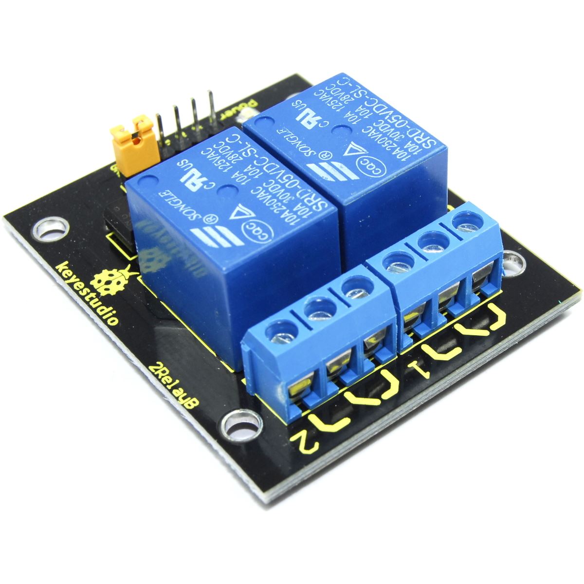 Keyestudio módulo de relé 1 2 4 8 canales 5V KS 250V CA 30V taller de flujo de CC - Imagen 7 de 20