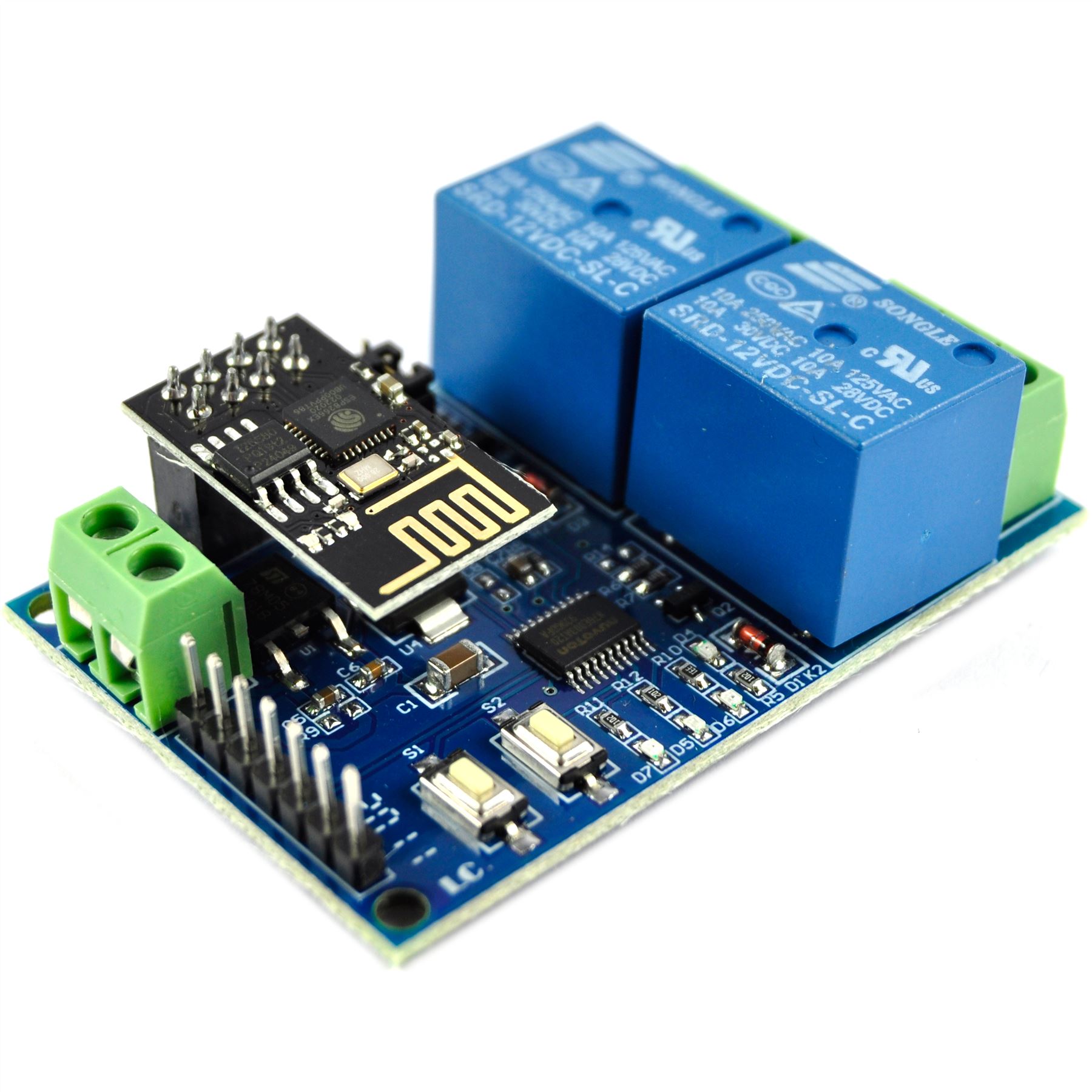 LC Technology 1/2/4 Kanal WLAN Relaismodul ESP8266 5/12V IOT UART Flux Workshop - Bild 13 von 17