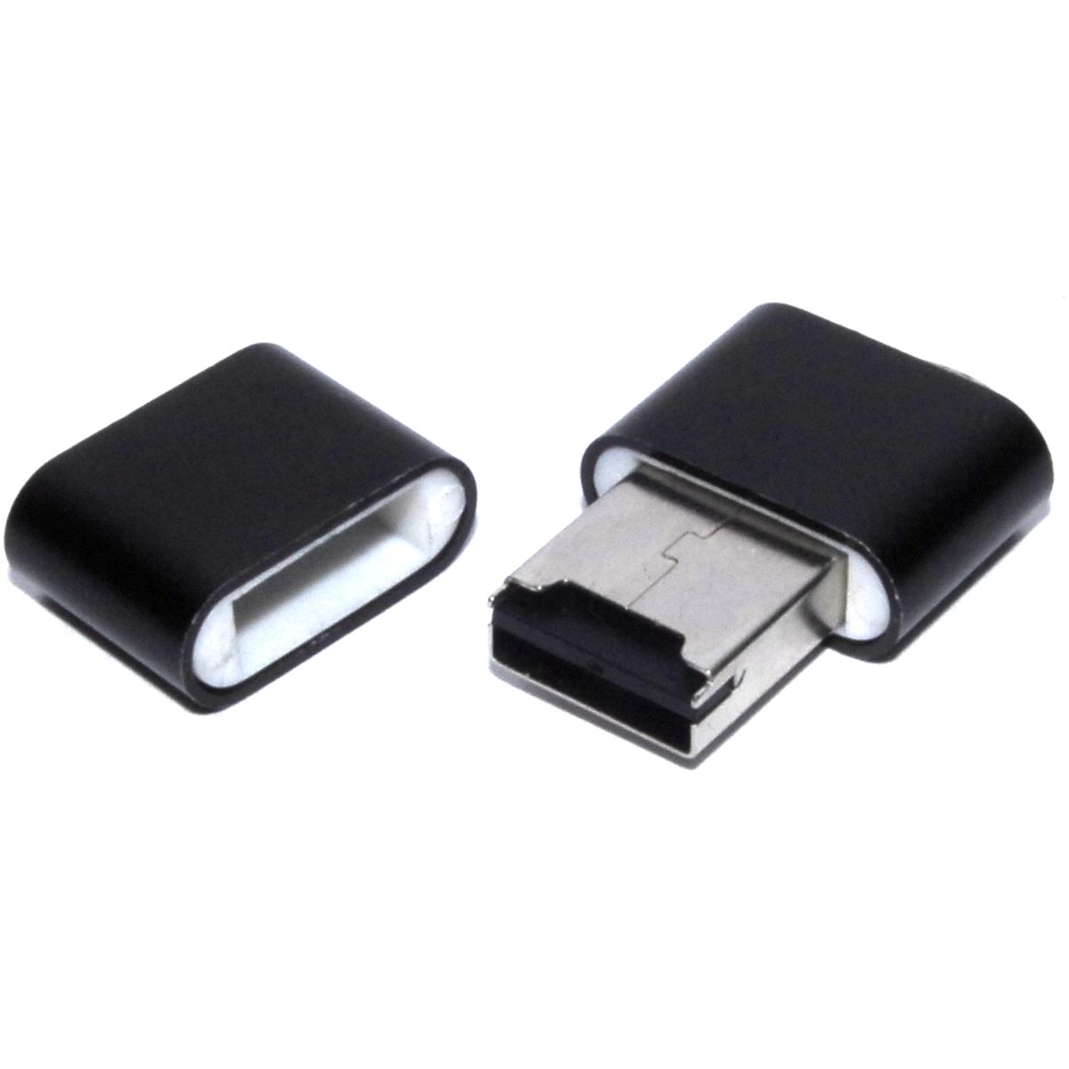 Micro SD to USB Keyring Adaptor Black Arduino Metal Raspberry Pi Flux Workshop - Picture 3 of 9