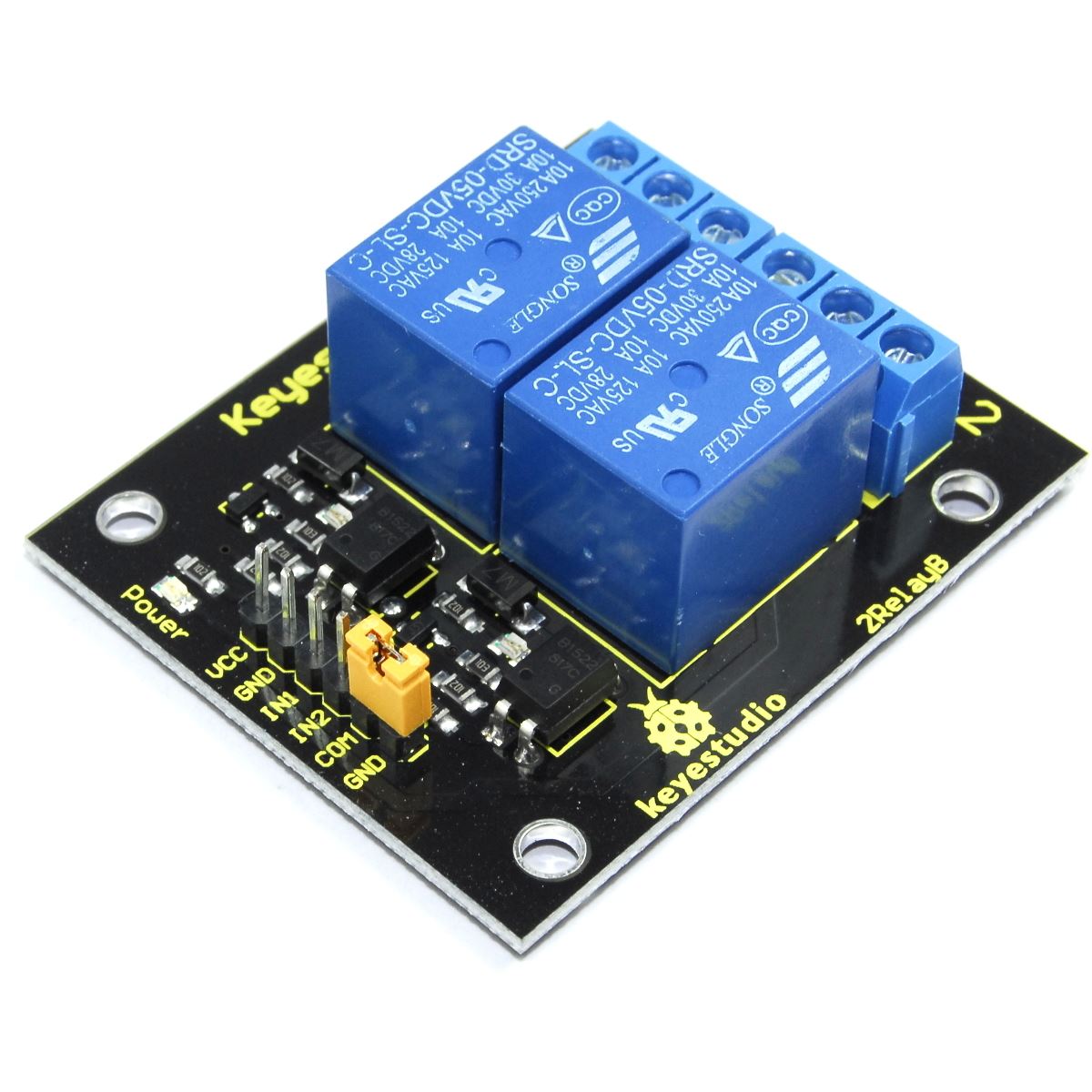 Keyestudio módulo de relé 1 2 4 8 canales 5V KS 250V CA 30V taller de flujo de CC - Imagen 8 de 20