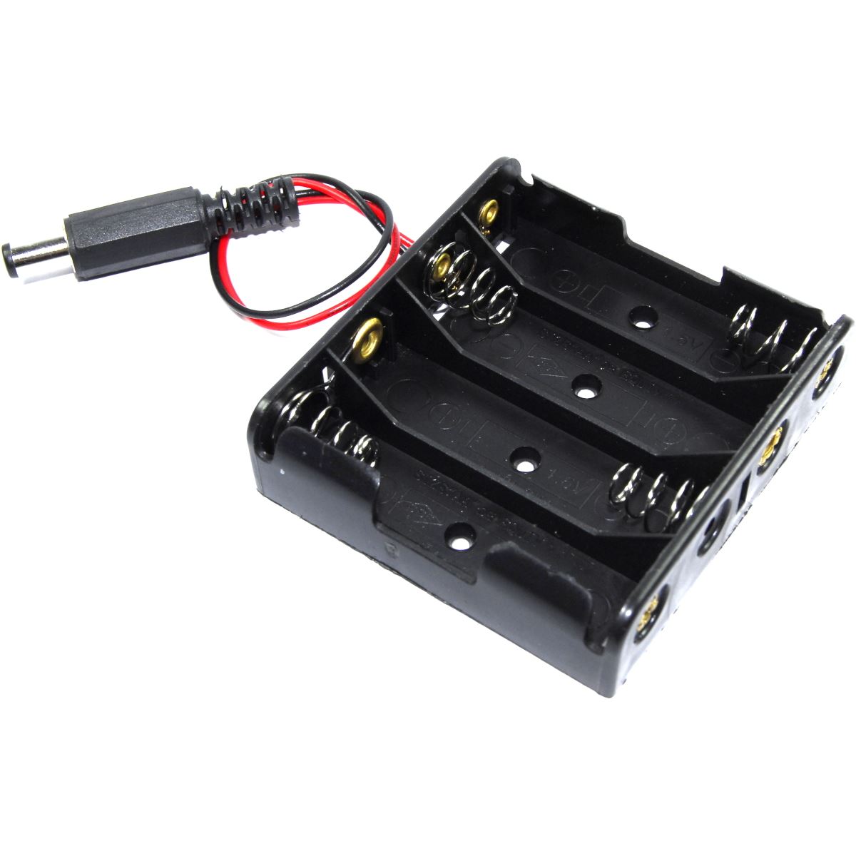 Battery Clip AA AAA 18650 CR2032 9V Project Robot Black DC Wired Flux Workshop - Picture 28 of 35