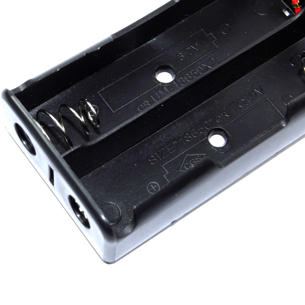 Battery Clip AA AAA 18650 CR2032 9V Project Robot Black DC Wired Flux Workshop - Picture 20 of 35