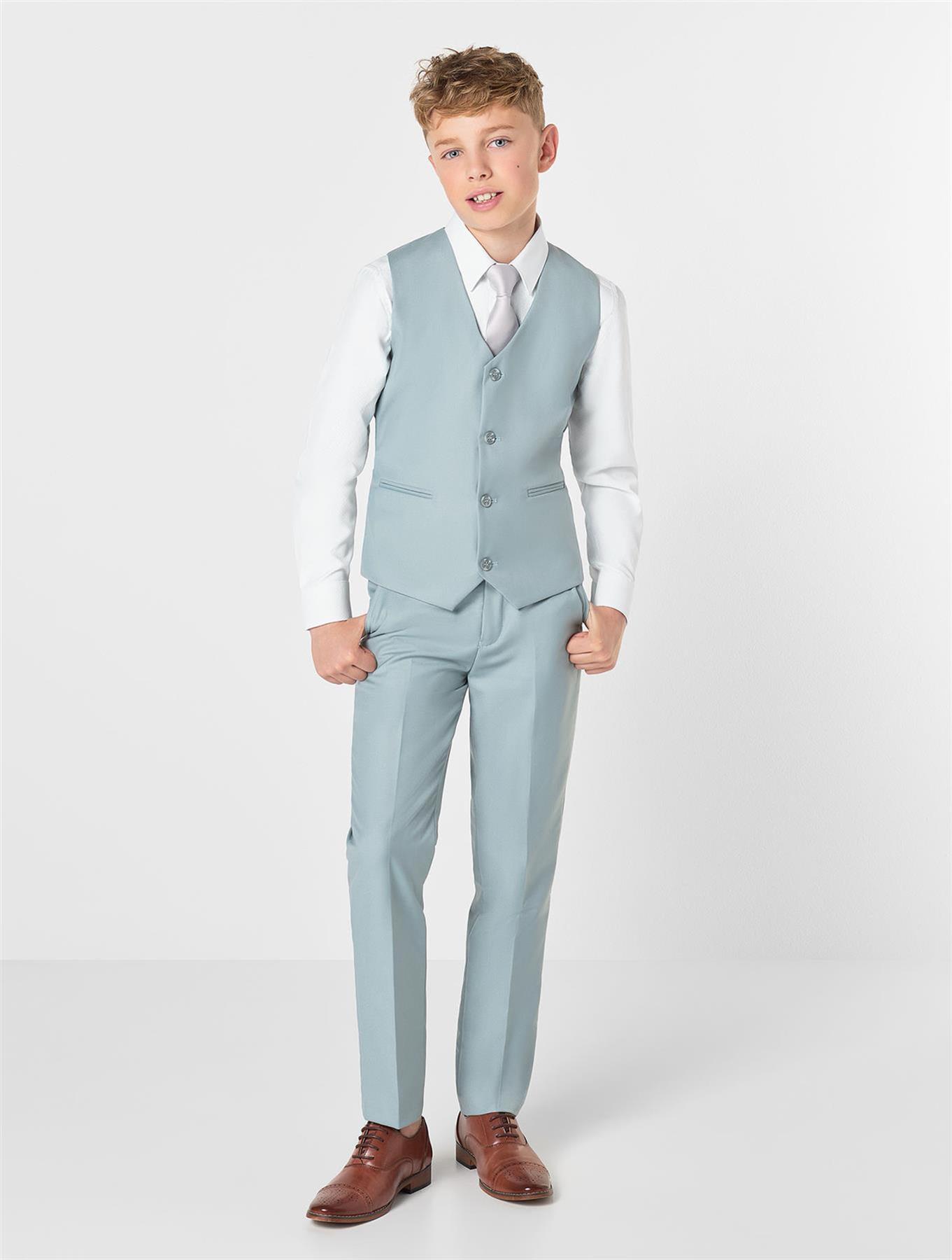 Boys Suits, Boys Wedding Suit, Page Boy, Prom Suit, Blue, Stone, Sage, 1-16Yrs - Picture 23 of 24