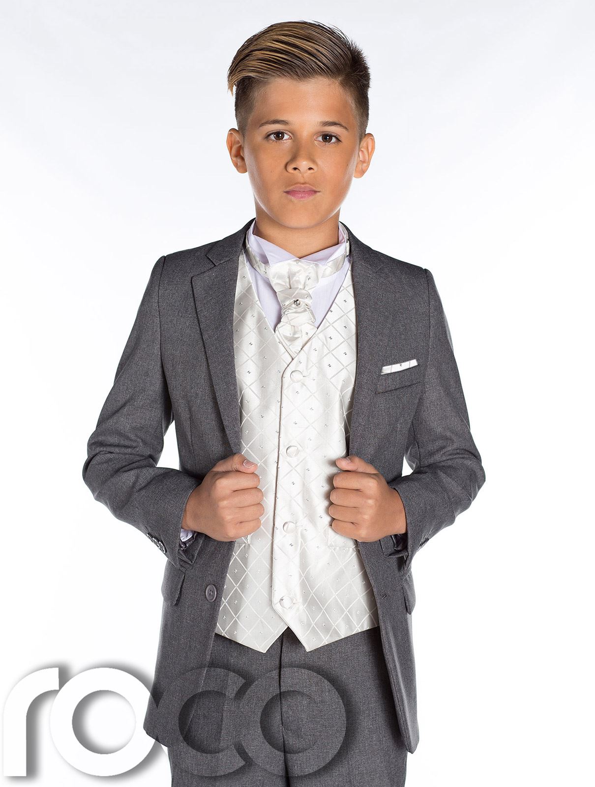 Boys Grey Suit, Slim Fit Suit, Boys Prom Suit, Grey Page Boy Suit, Boys