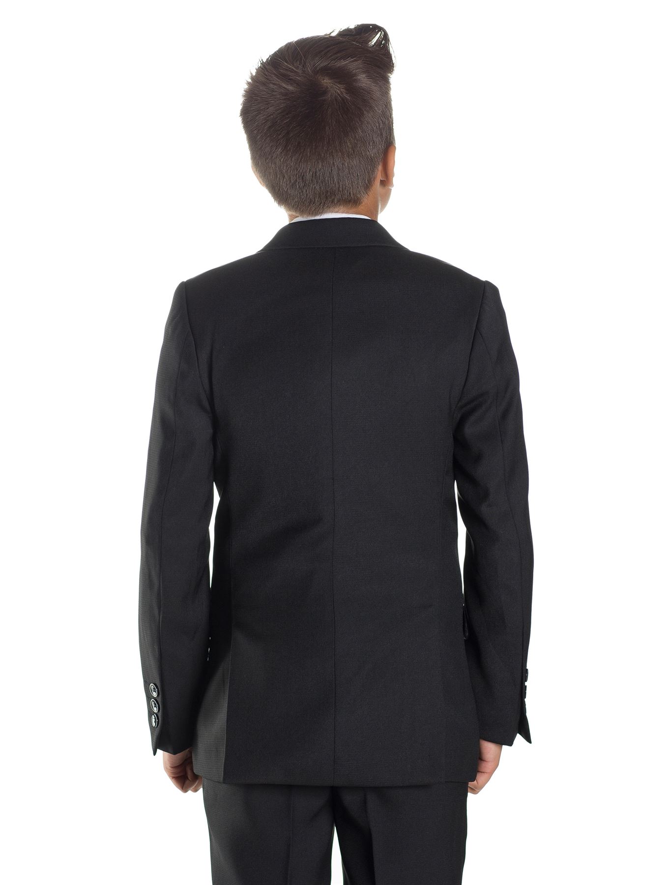 Boys Slim Fit Suit, Navy Suit, Grey Suit, Black Suit, Page Boy Suits, Boys Suits - Picture 4 of 21