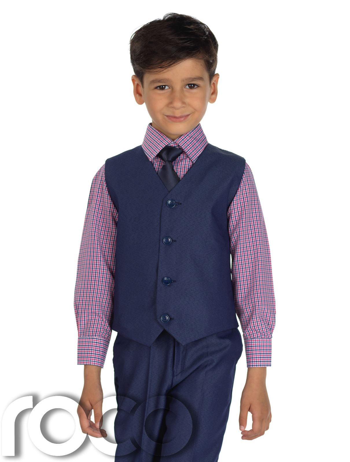 Blue Page Boy Suits, Boys Suits, Boys Waistcoat Suits, 3 months 8