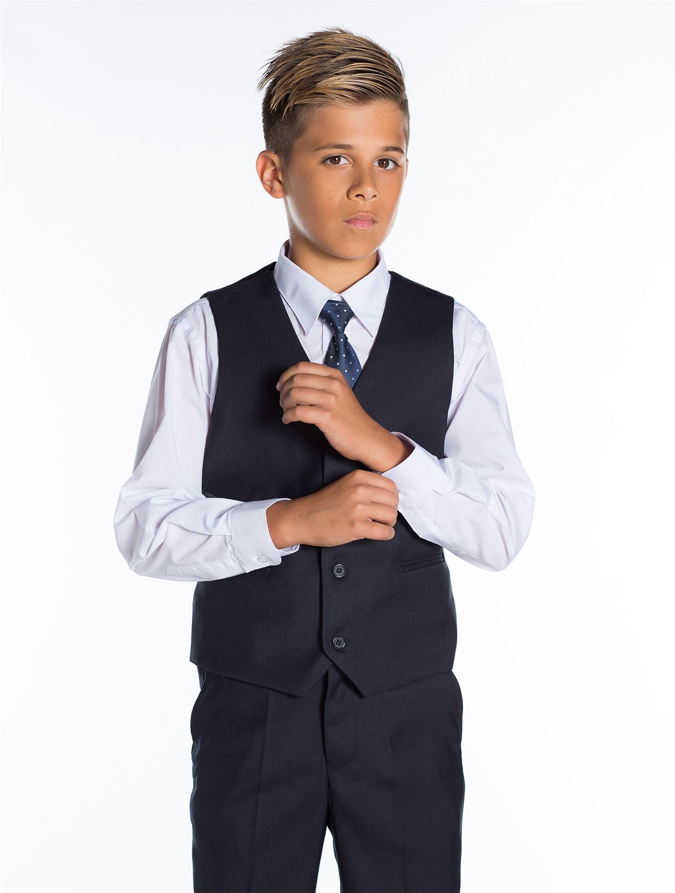 Boys Slim Fit Suit, Navy Suit, Grey Suit, Black Suit, Page Boy Suits, Boys Suits - Picture 13 of 21