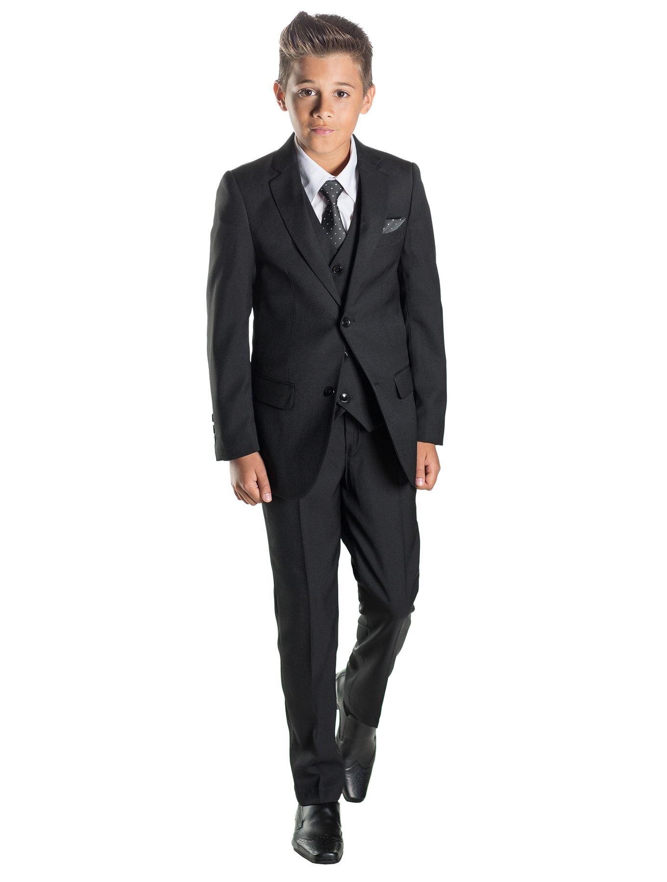 Boys Slim Fit Suit, Navy Suit, Grey Suit, Black Suit, Page Boy Suits, Boys Suits - Picture 2 of 21