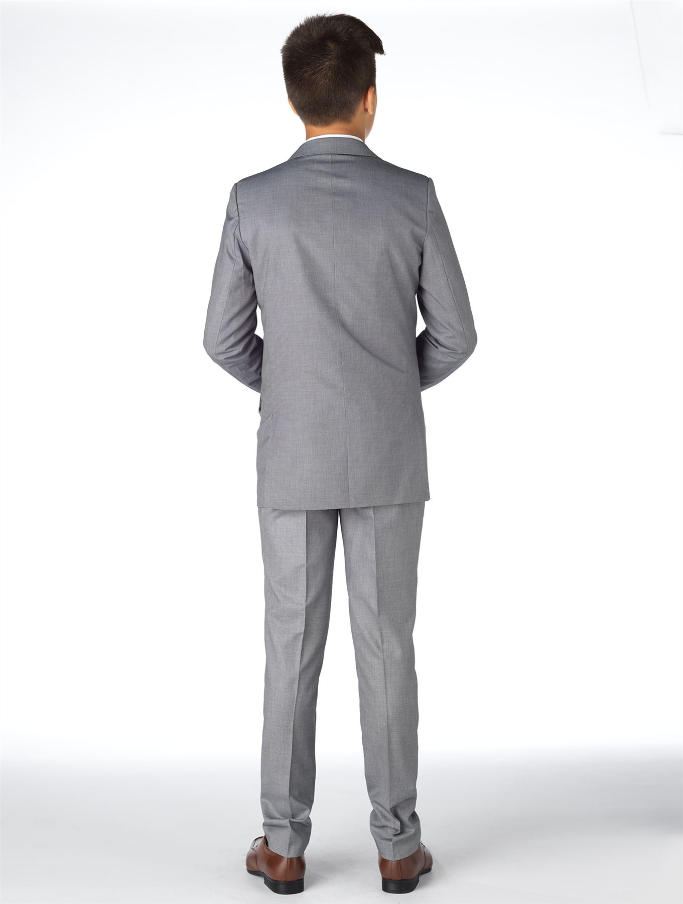 Boys Slim Fit Suit, Navy Suit, Grey Suit, Black Suit, Page Boy Suits, Boys Suits - Picture 20 of 21