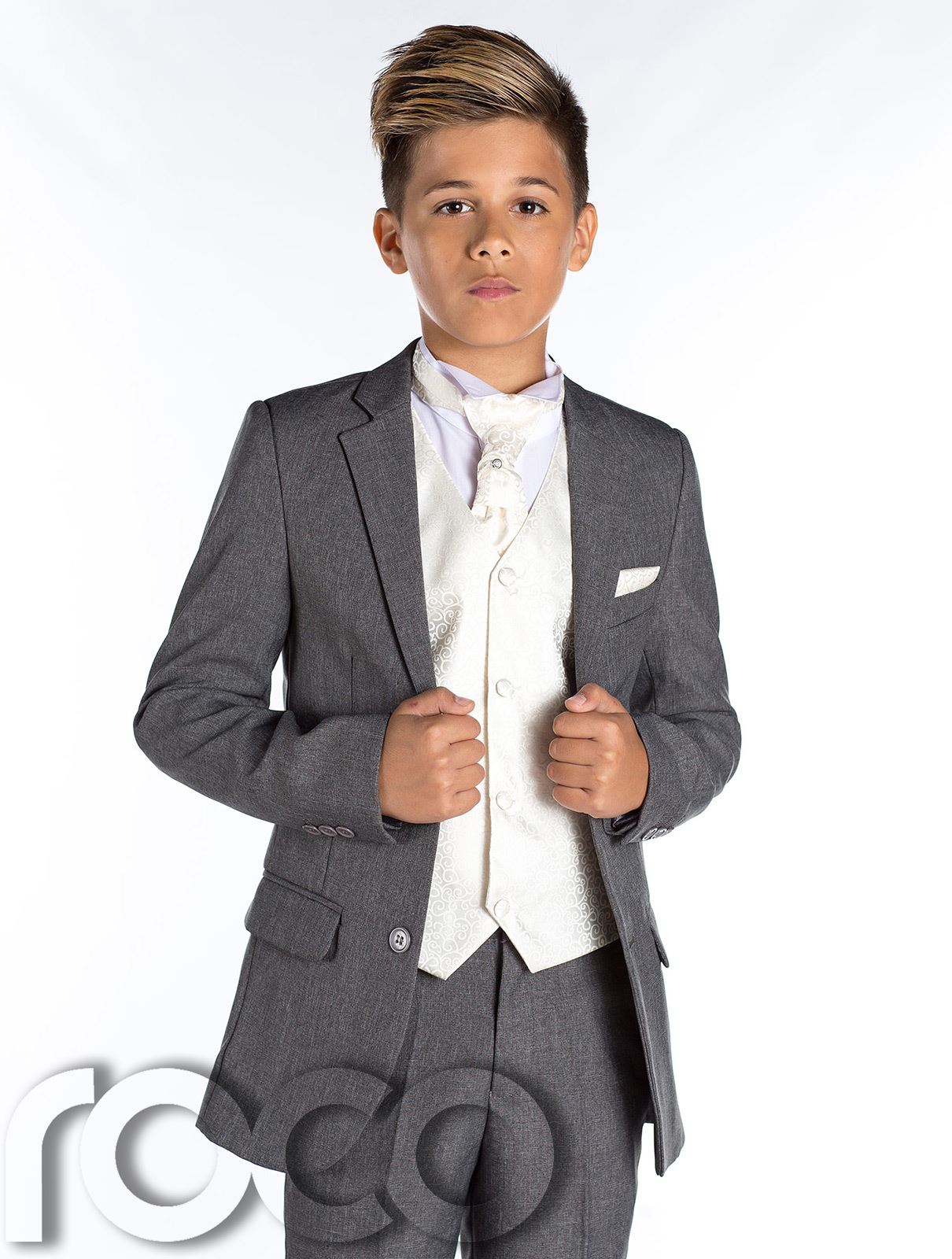 boys wedding suit page boy suit boys grey suit grey slim fit suit