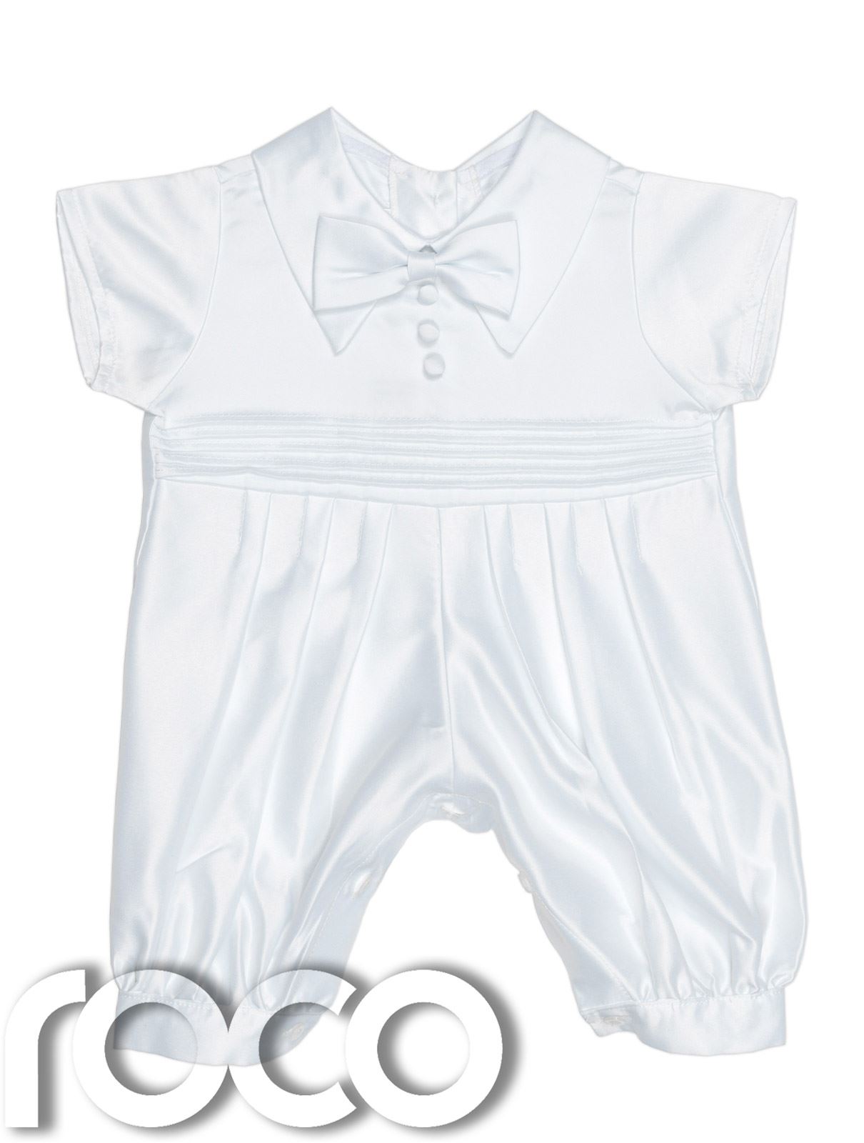Baby boy white romper Baby Boy Rompers A cute silhouette for any occasion, rompers are a must in your baby boy's closet. Shop our selection of gift-worthy rompers, playsuits and footies for one-piece designs that make perfect coming home outfits for a newborn.