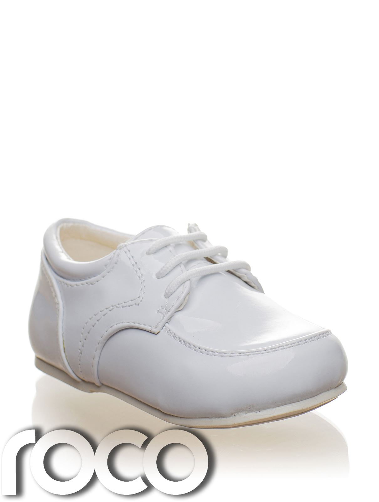 Childrens Baby Boys Cream Shoes Lace Up Wedding Page Boy Christening