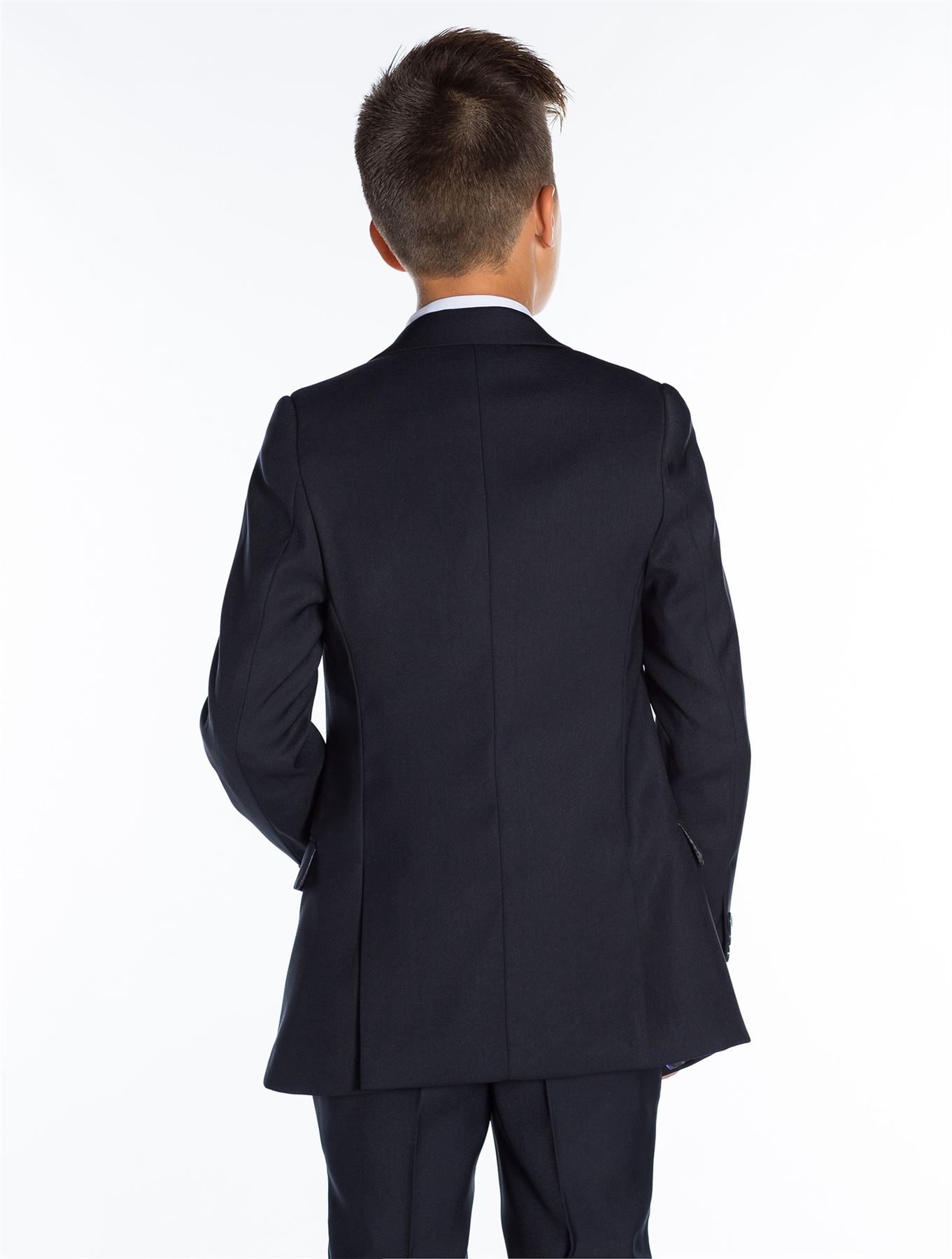 Boys Slim Fit Suit, Navy Suit, Grey Suit, Black Suit, Page Boy Suits, Boys Suits - Picture 14 of 21