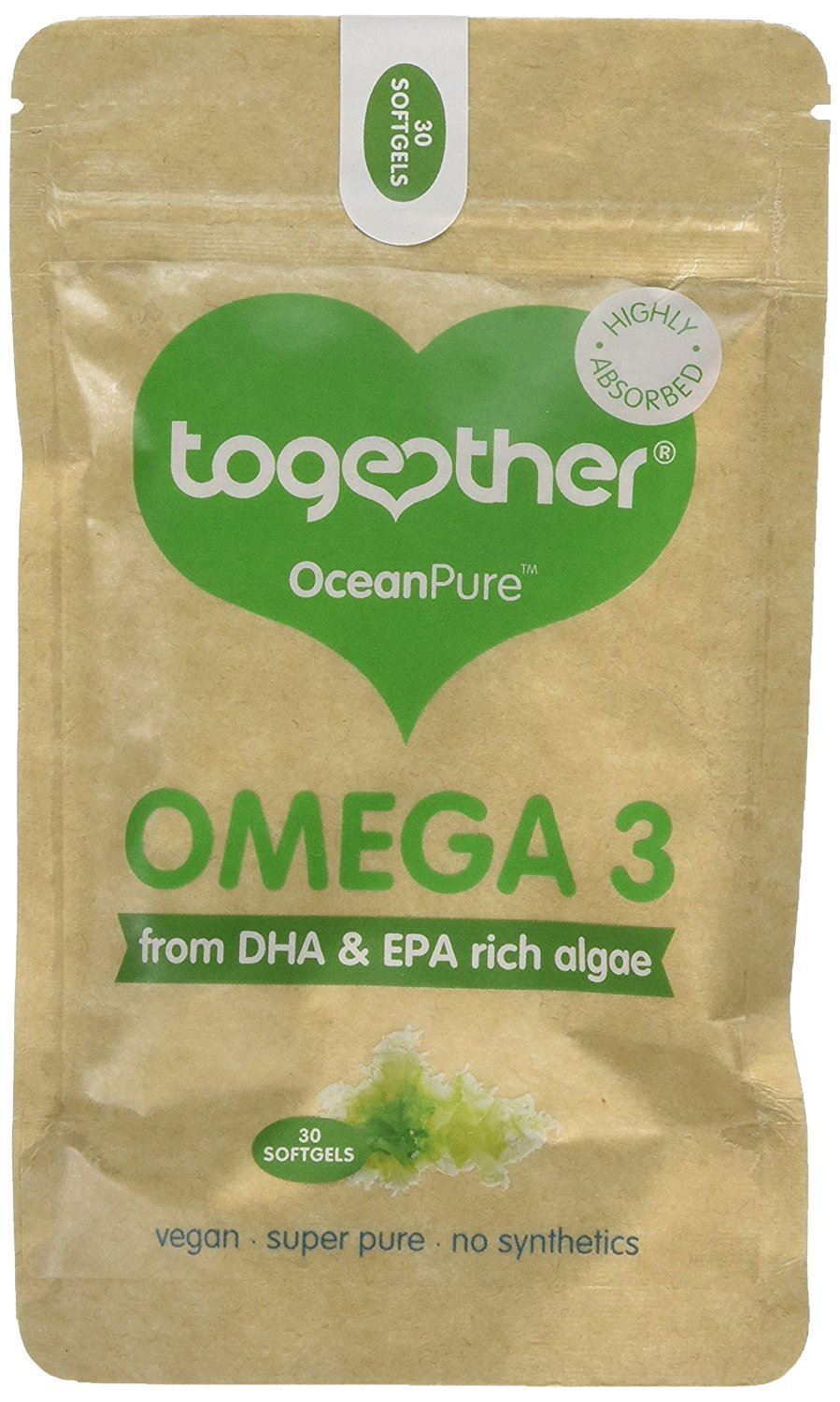 Together Health OceanPure Omega 3 DHA & EPA 30 Capsules 5060170530221