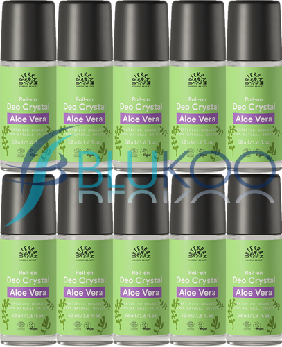 Urtekram Aloe Vera Crystal Roll On Deodorant - 50ml (Pack of 10) | eBay UK