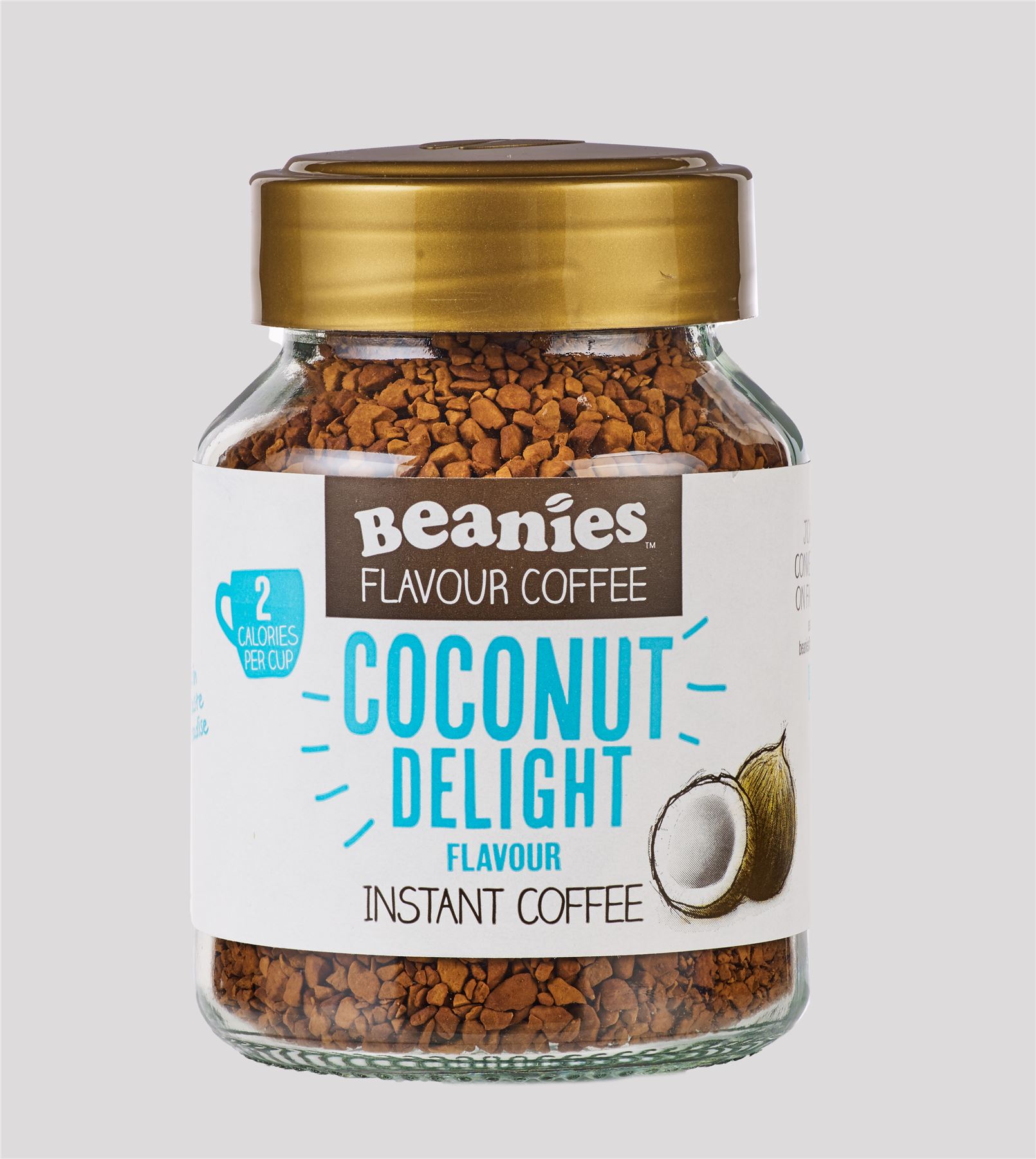 Beanies Coffee Coconut Flavour Instant Coffee 50g Australia