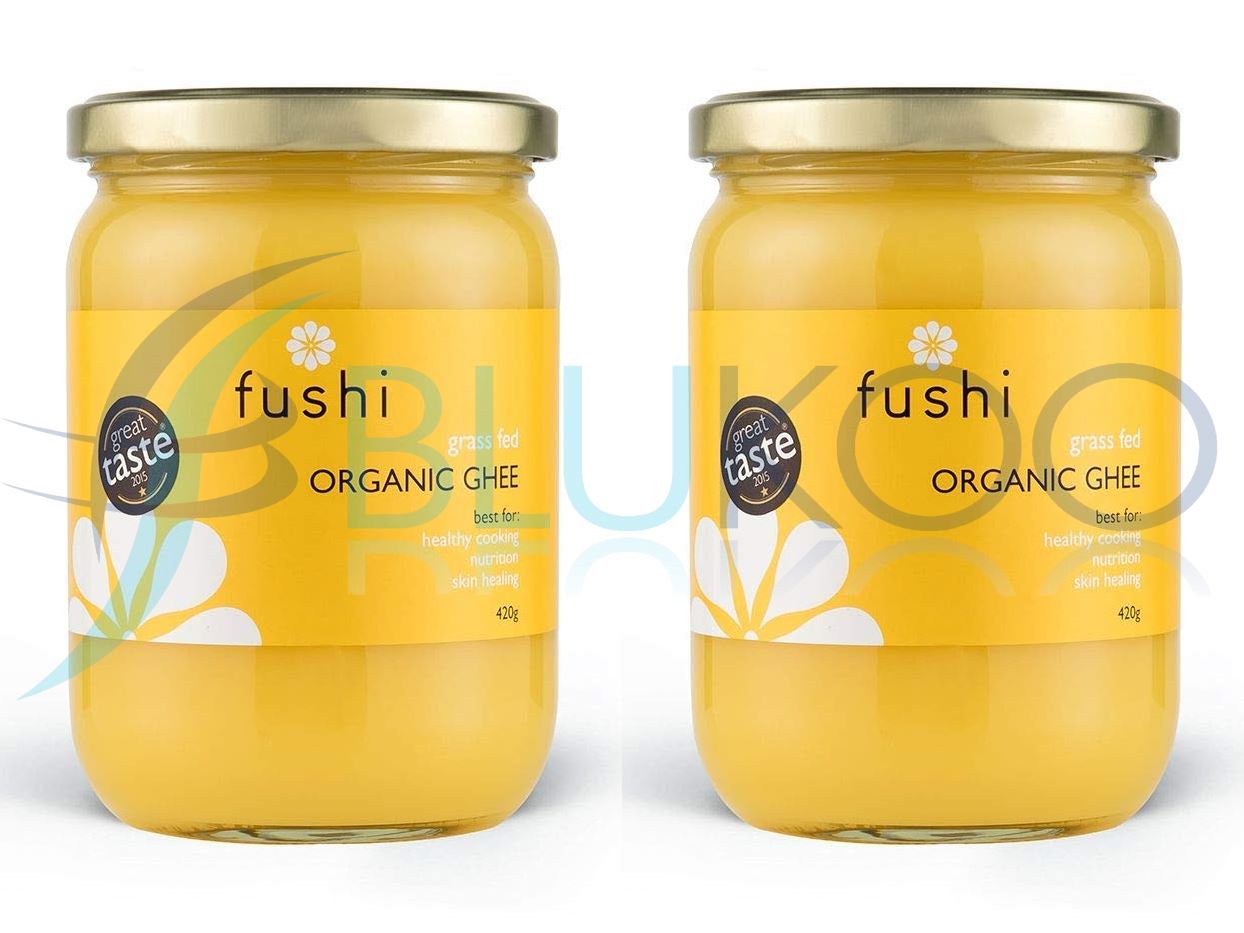 Fushi Grass Fed Organic Ghee 420g (Pack of 2) 5055757900139 eBay