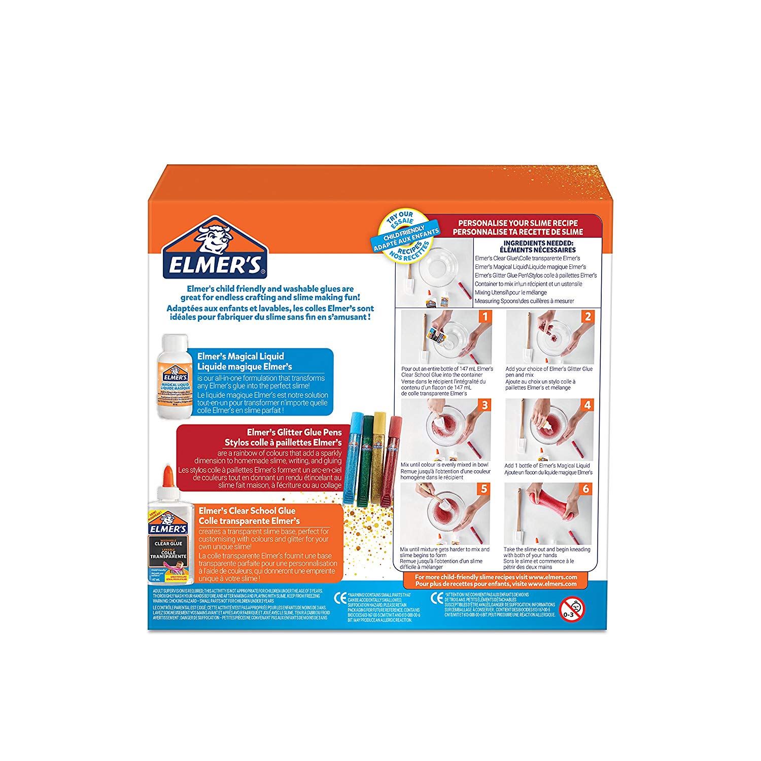 Elmer's Glue Slime Starter Kit 8 Piece Set FAST FREE UK POST