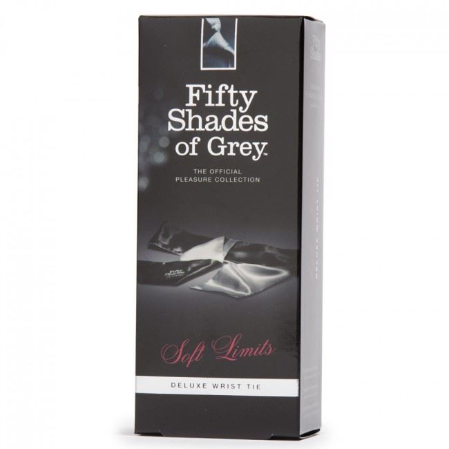 Discreet P/&P Fifty Shades of Grey Soft Limits Satin Delux Wrist Tie OFFICIAL
