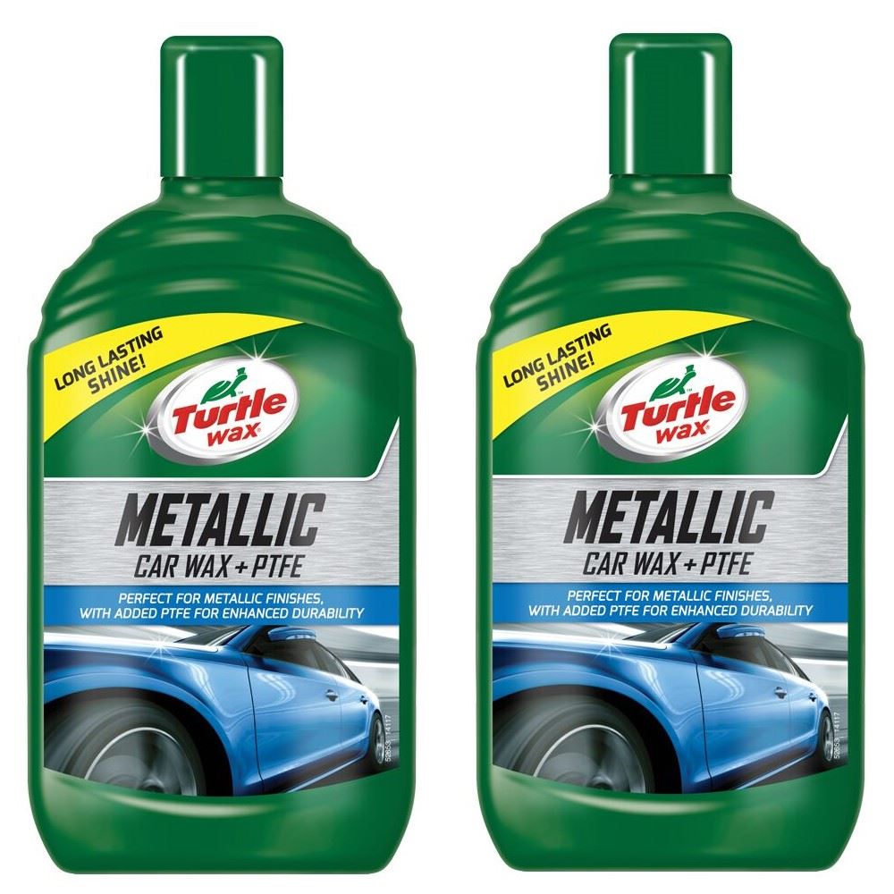 Turtle Wax Metallic Paint Car Wax PTFE Liquid Fine Polish High Gloss 2