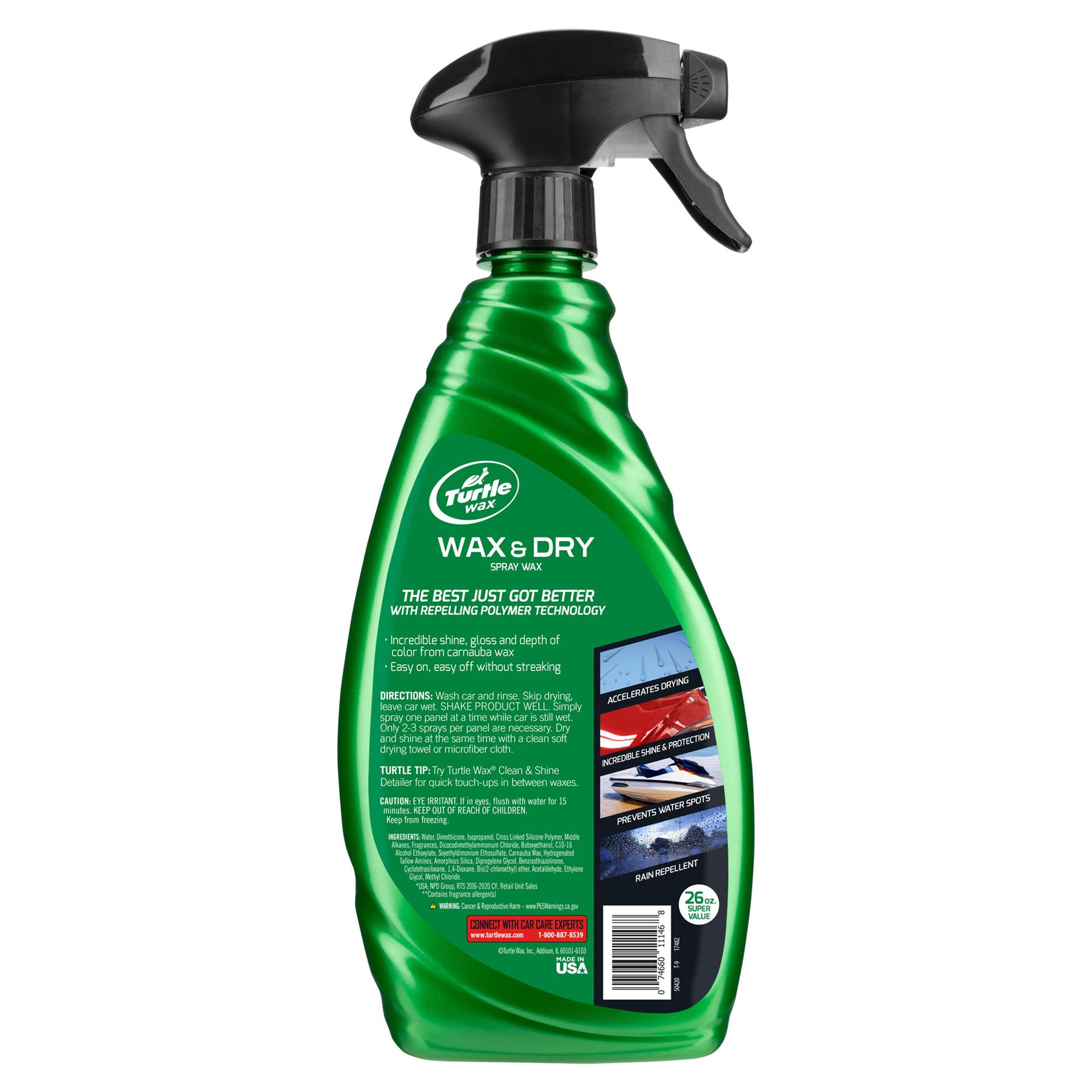 Turtle Wax Quick & Easy Wax & Dry Spray Wax Multi Packs - Picture 3 of 12