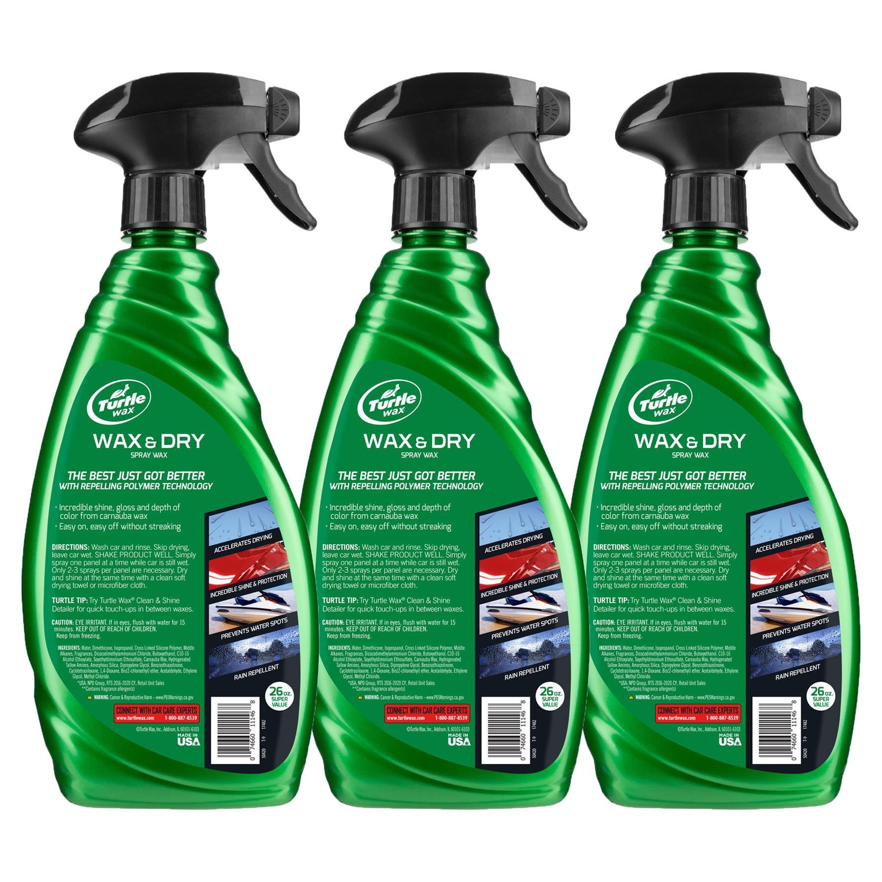 Turtle Wax Quick & Easy Wax & Dry Spray Wax Multi Packs - Picture 10 of 12