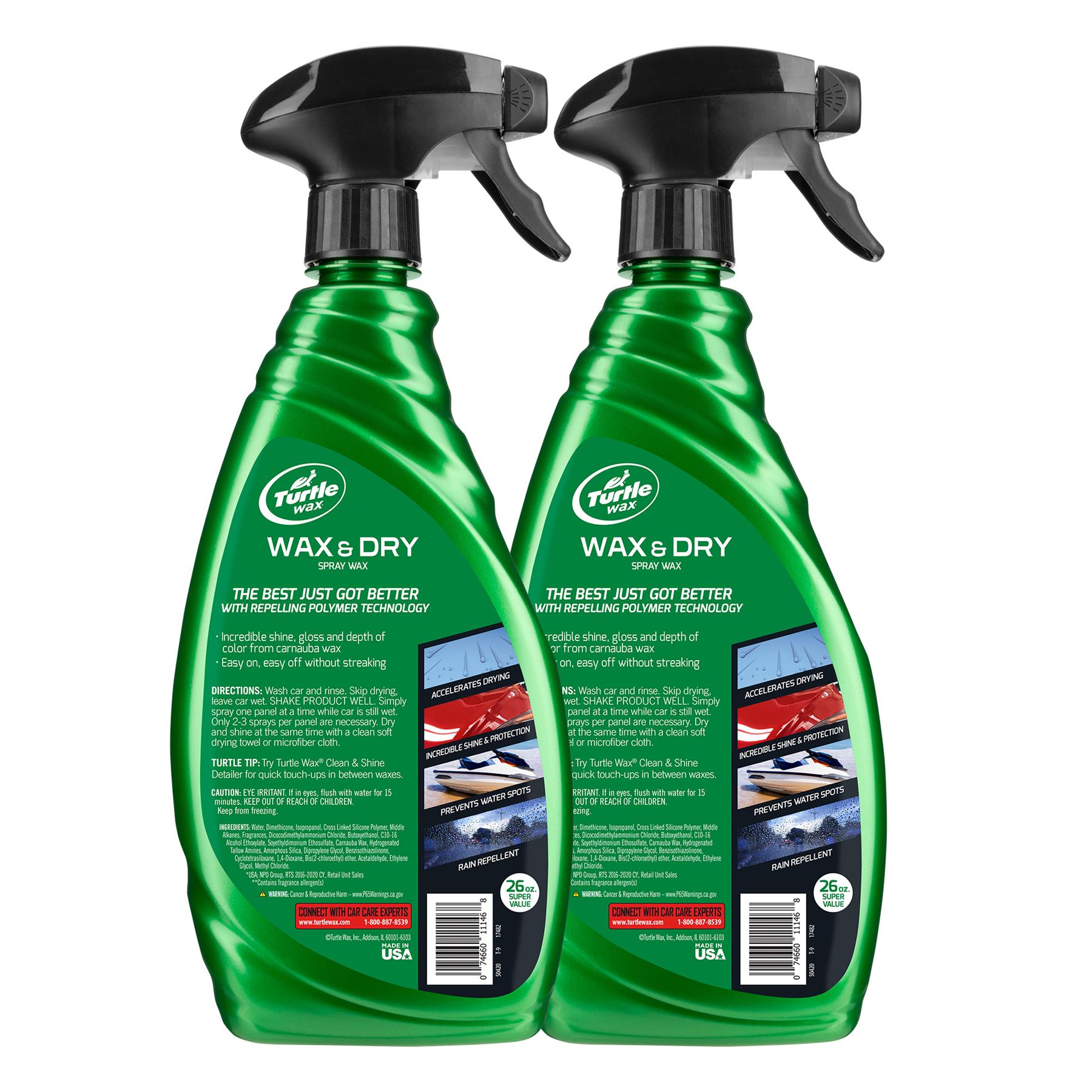 Turtle Wax Quick & Easy Wax & Dry Spray Wax Multi Packs - Picture 8 of 12