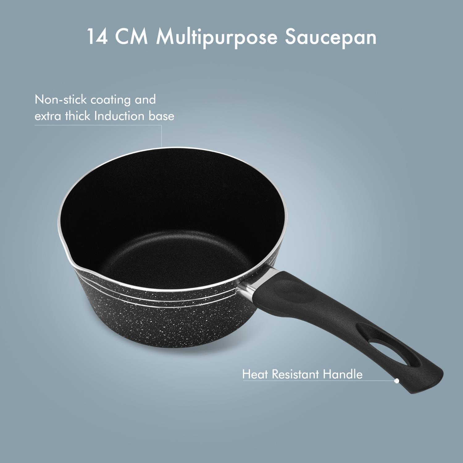 Non-Stick Milk Pan Saucepan Induction Safe Cooking Pot Tea Pan 14 16 18 20CM - Picture 8 of 28