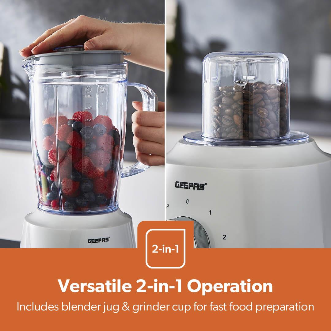 GEEPAS 600W Mixer Smoothie Maker Ice Crusher Mixer Mixer Entsafter Gemüse - Bild 17 von 22