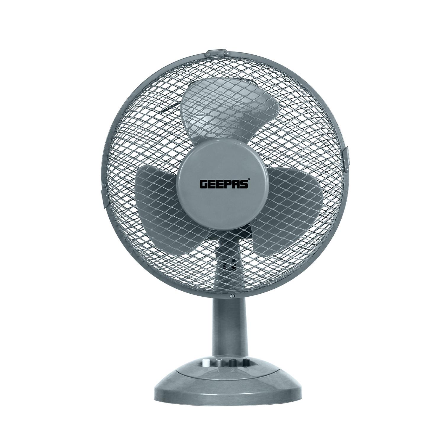 GEEPAS 9" Tischventilator Oszillierend Luftkühlung Tischventilator 2 Geschwindigkeiten 3 Flügel - Bild 10 von 26