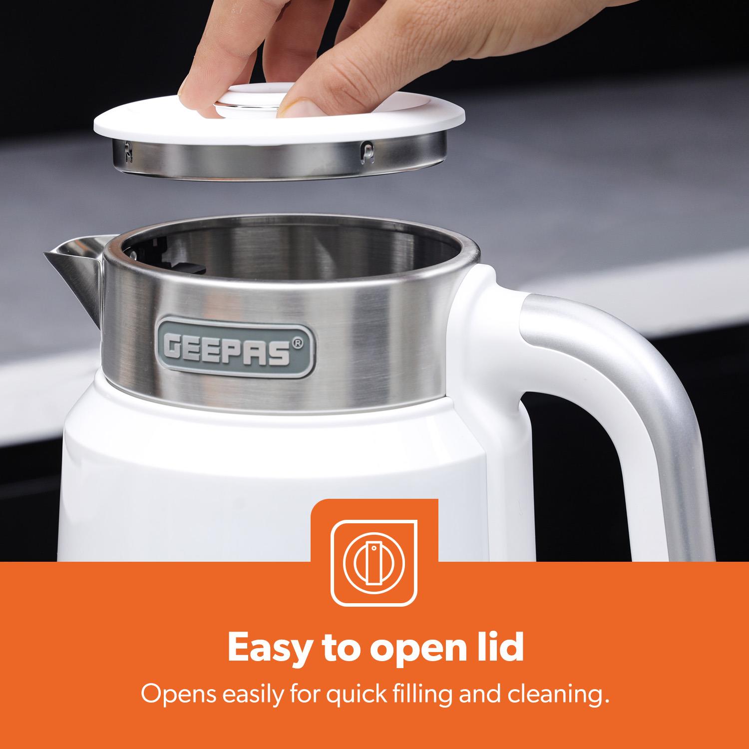 GEEPAS 1.7L Smart Stainless-Steel Digital Kettle Alexa Google Voice 2200W - Picture 16 of 16