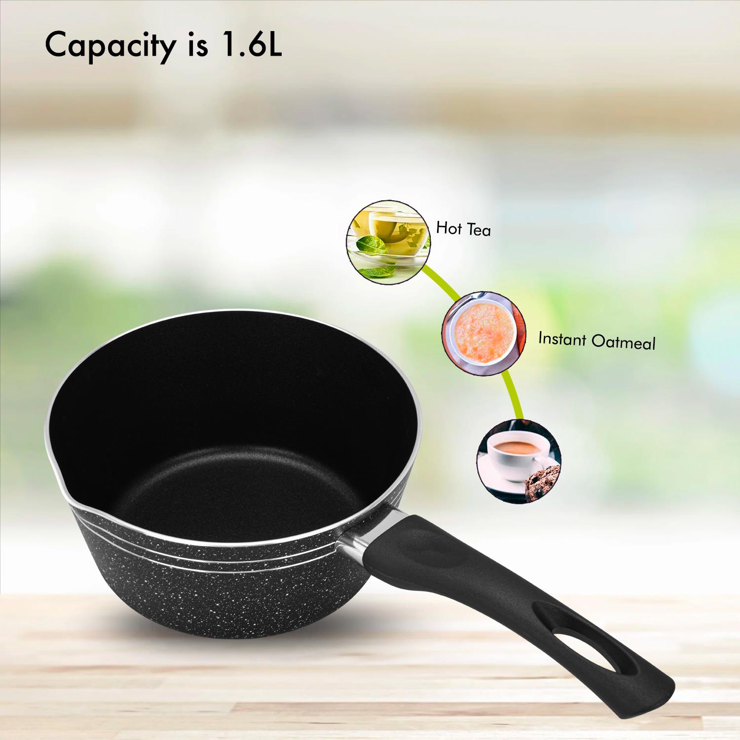 Non-Stick Milk Pan Saucepan Induction Safe Cooking Pot Tea Pan 14 16 18 20CM - Picture 27 of 28