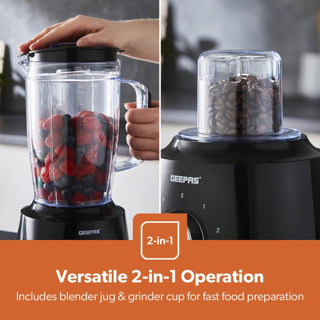 GEEPAS 600W Mixer Smoothie Maker Ice Crusher Mixer Mixer Entsafter Gemüse - Bild 7 von 22