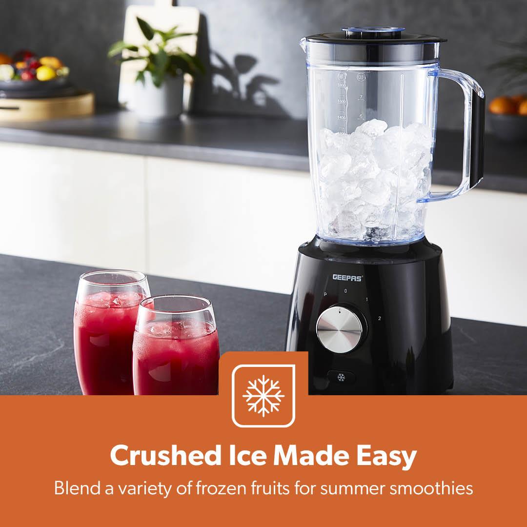 GEEPAS 600W Mixer Smoothie Maker Ice Crusher Mixer Mixer Entsafter Gemüse - Bild 11 von 22