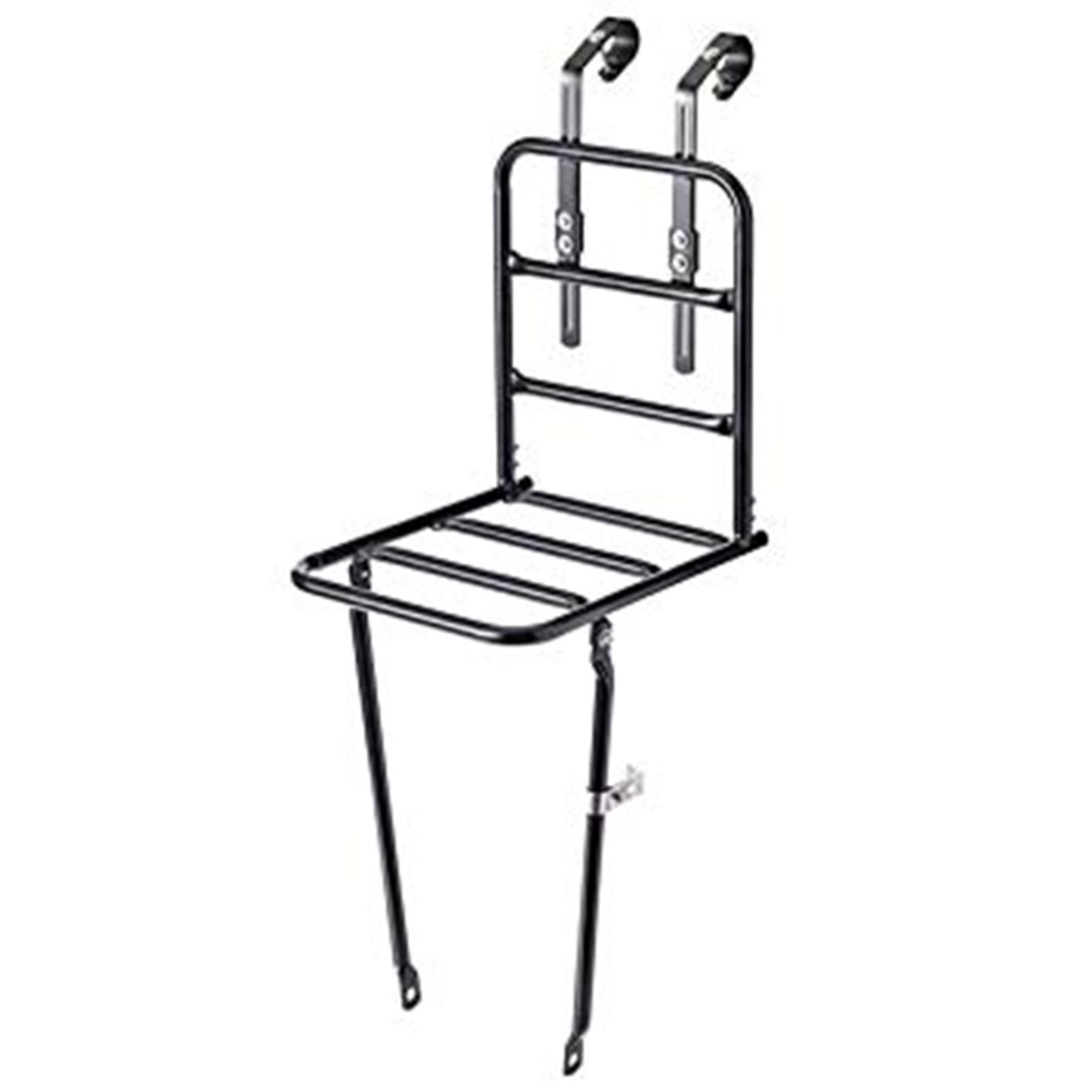 Bicycle Front Carrier rack avec bar Taille 10 kg Noir Basil Souvenirs 21-31.8mm