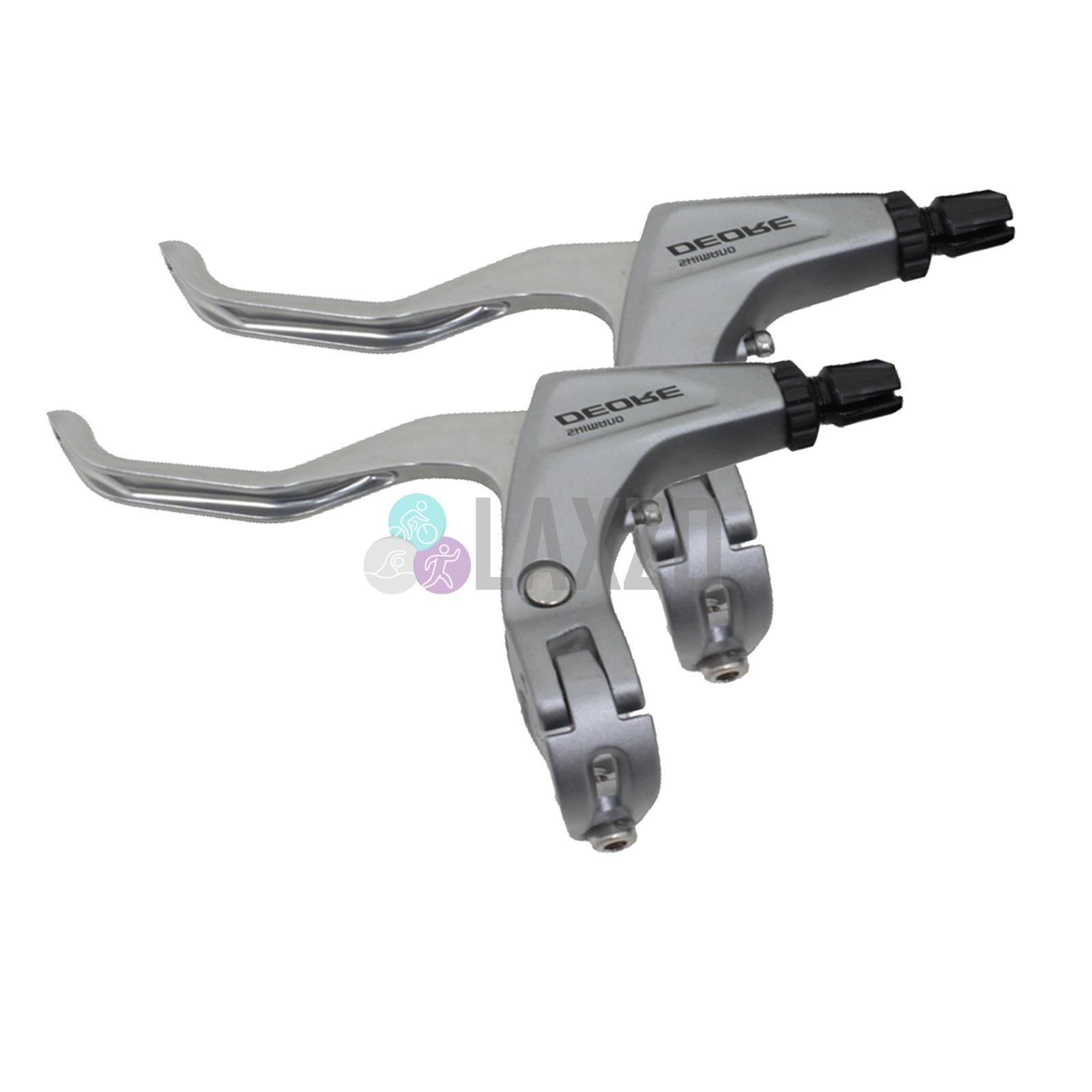 Shimano Deore BLT610 VBrake Levers Silver 2 Finger MTB Mountain Bike brake 4524667330486 eBay