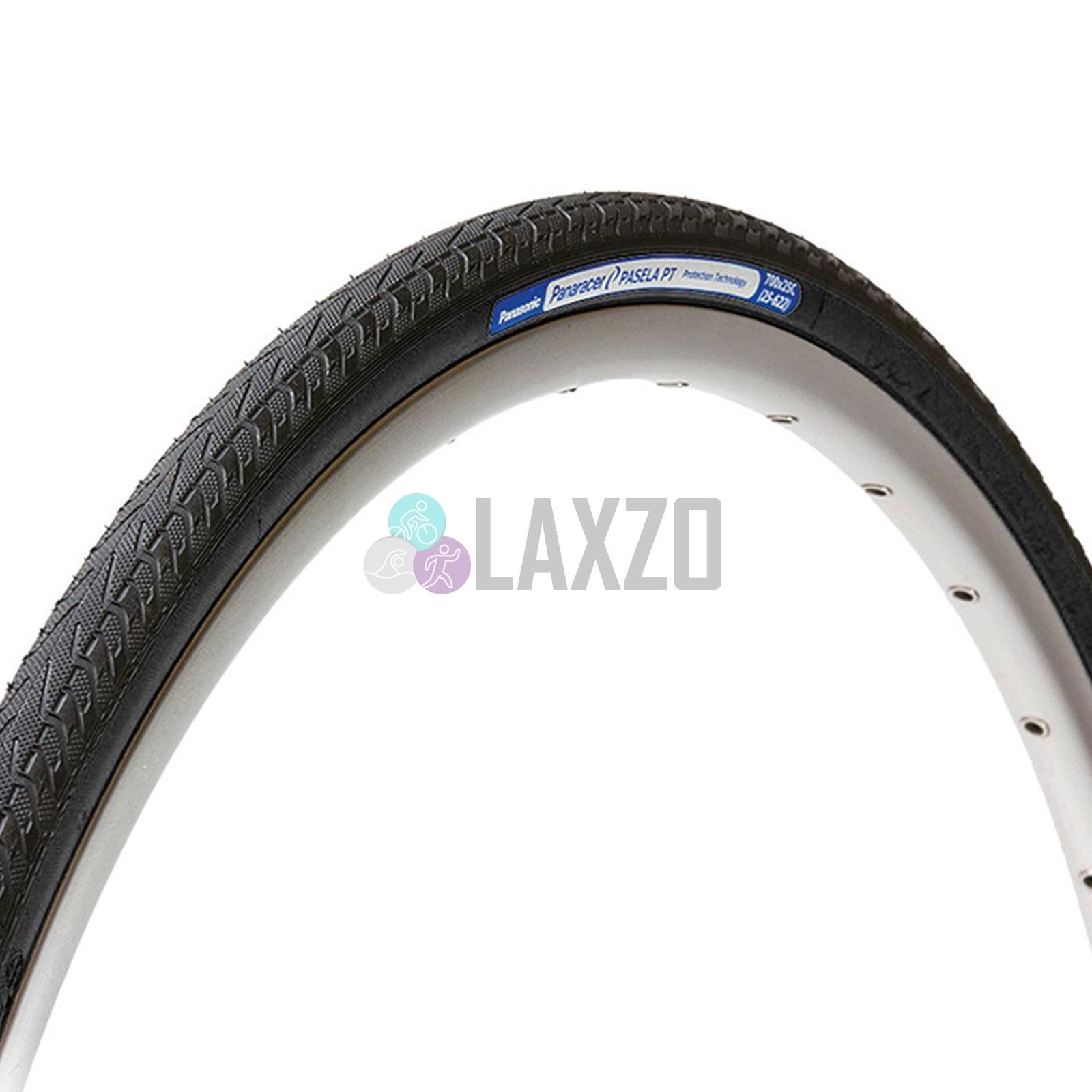 PANARACER PASELA PROTITE 27/" X 1-1//8/" BLACK//TAN WIRE BEAD BICYCLE TIRE