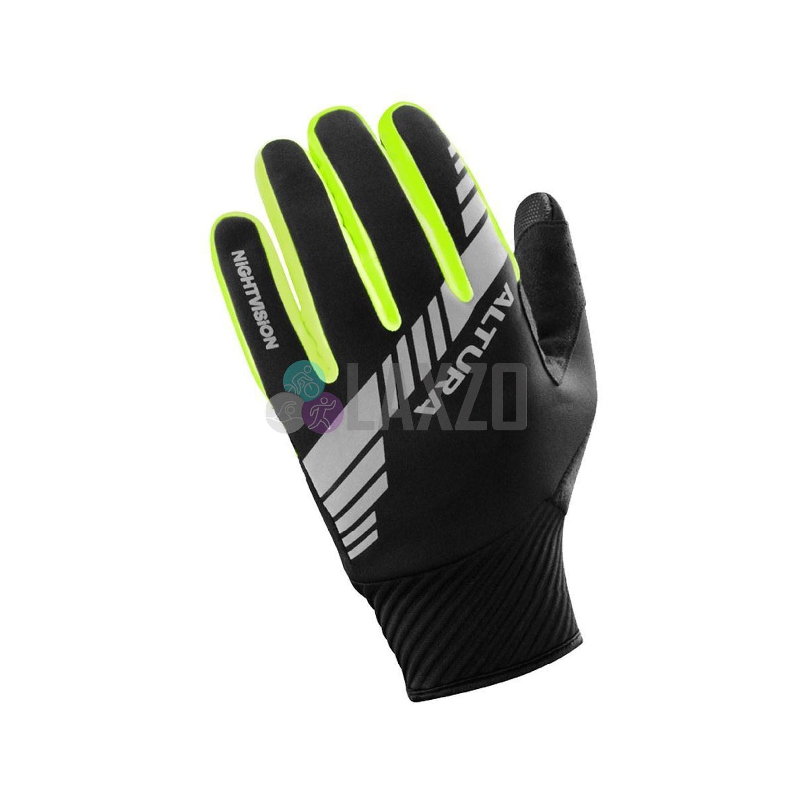 hi viz cycling gloves