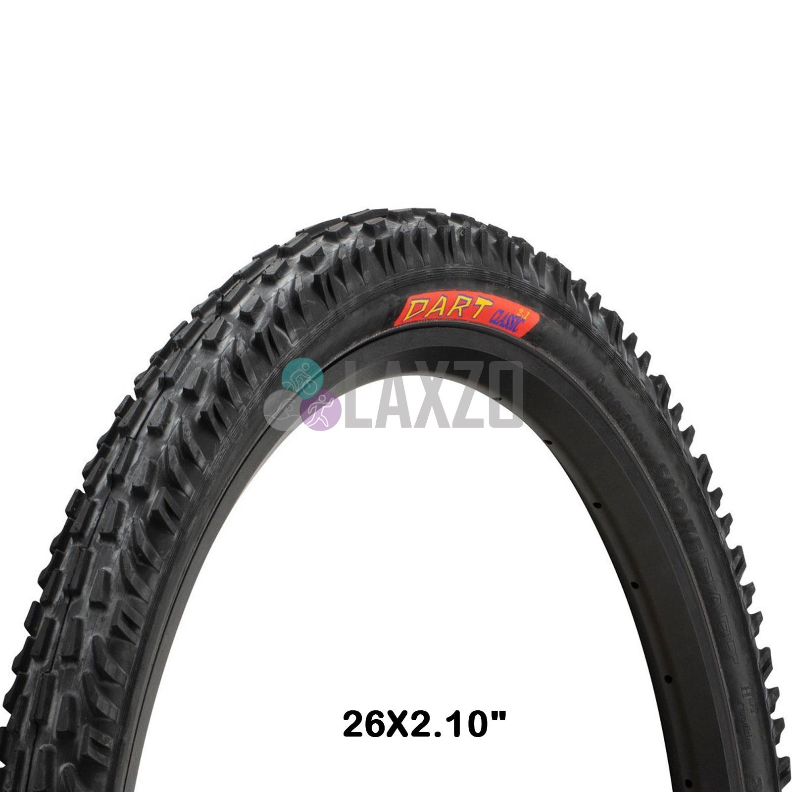 Panaracer Dart 26x2.1 Tire Black Tread Tan Sidewall Folding Bead