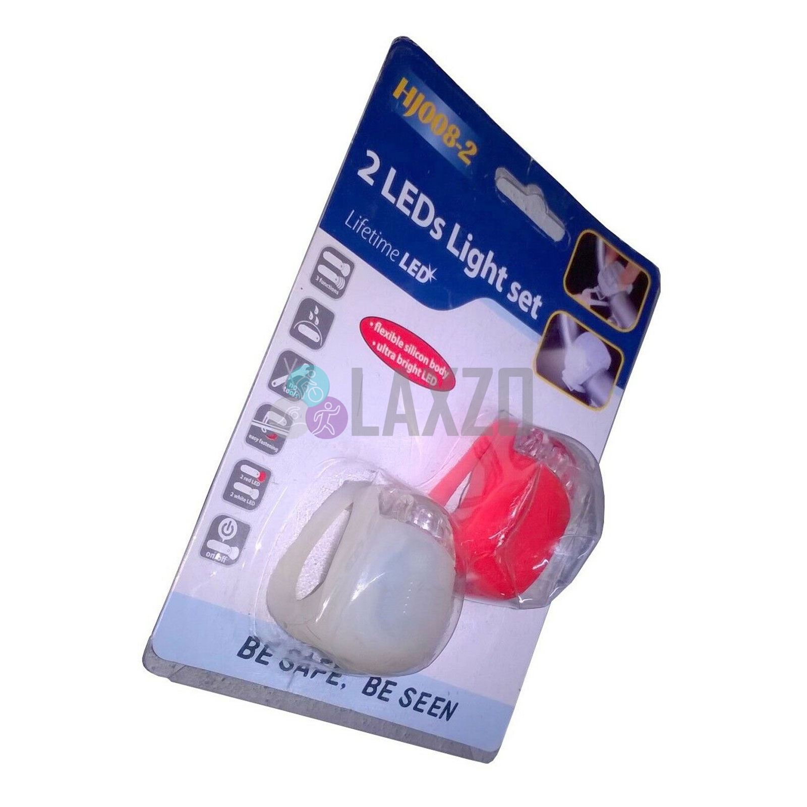 DEL Vélo Avant Arrière Mountain Lights Set push Cycle Lampe Clip