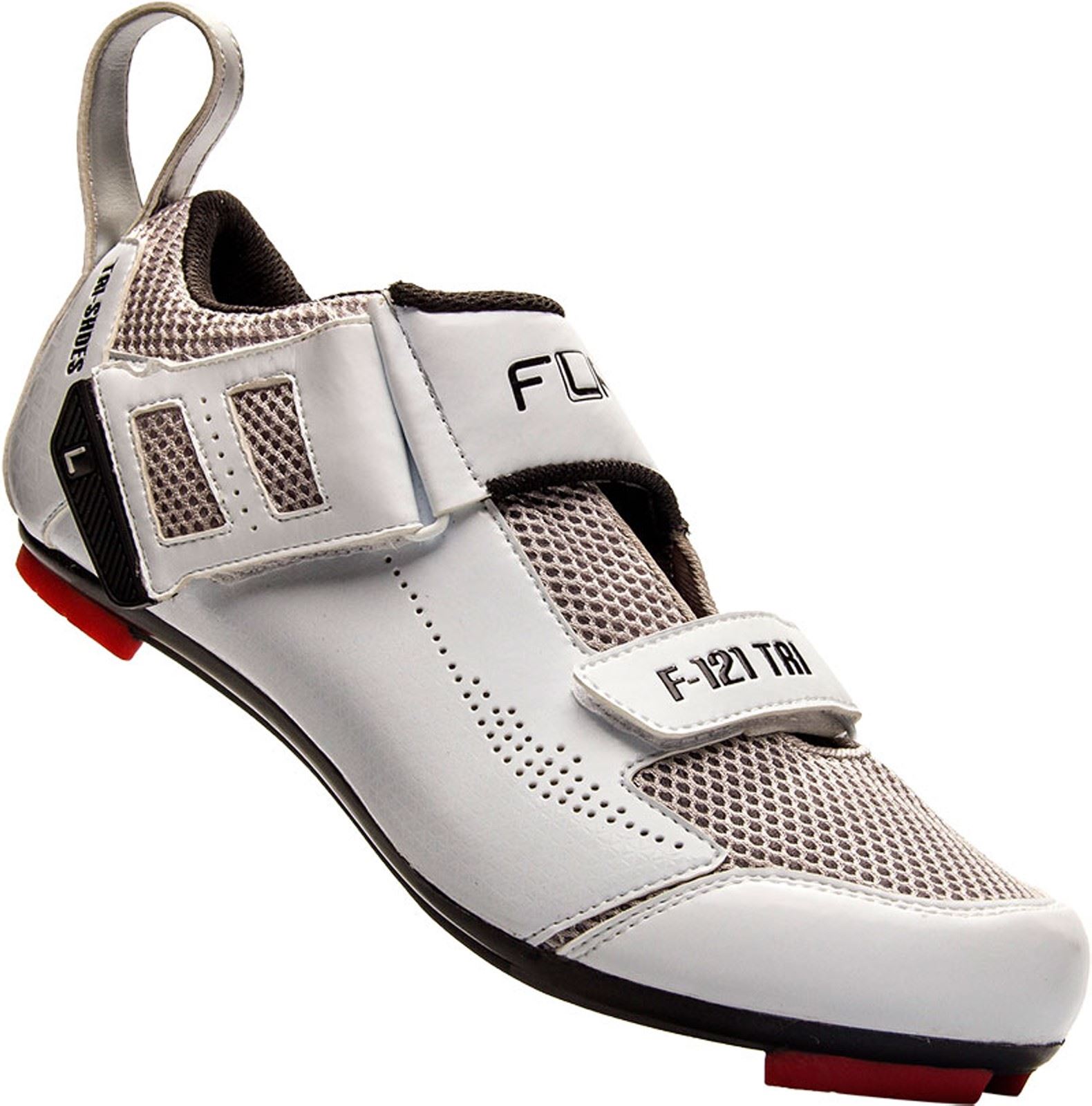 FLR F-121 Triathlon shoes in White - Size 41 Mountainand Road Bike Cycling FLR F-121 Triathlon shoes in White - Size 41 Mountainand Road Bike Cycling